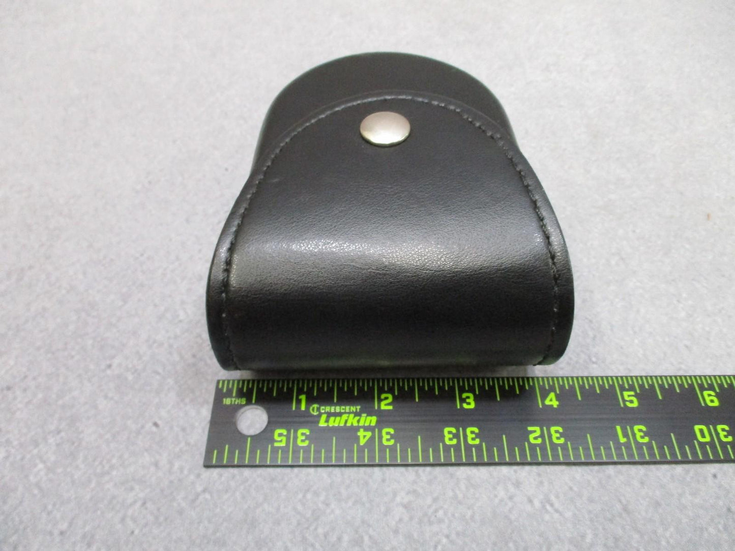 Gould & Goodrich B596 DBL Handcuff Pouch Leather Black Snap Closure Police Gear