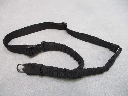 US Made Tactical Bungee One Point Sling W/ Wire Hook Black GWOT Era