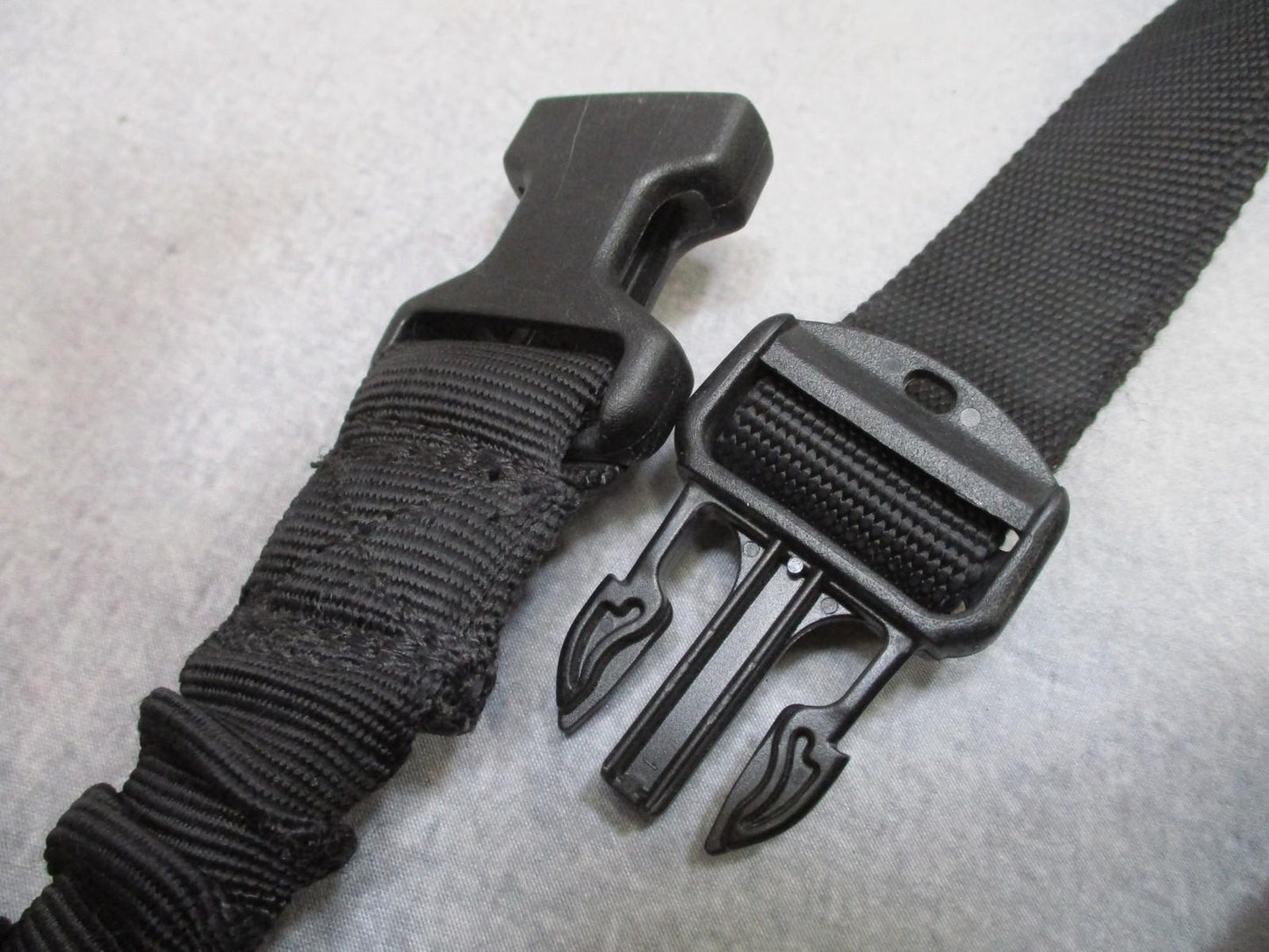 US Made Tactical Bungee One Point Sling W/ Wire Hook Black GWOT Era