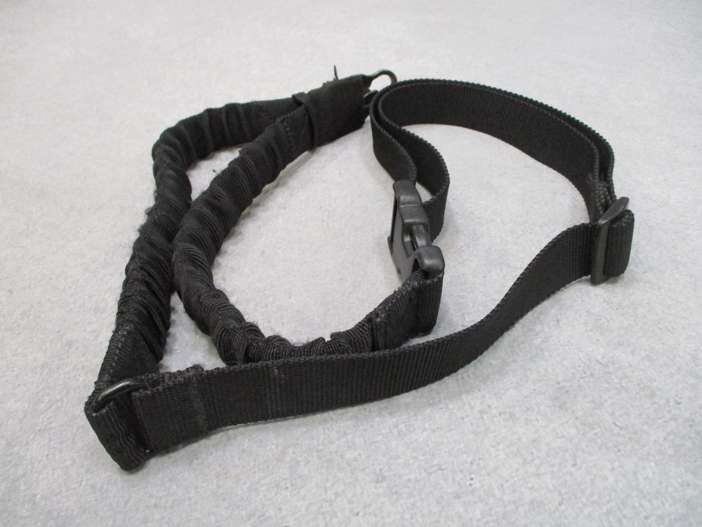 US Made Tactical Bungee One Point Sling W/ Wire Hook Black GWOT Era