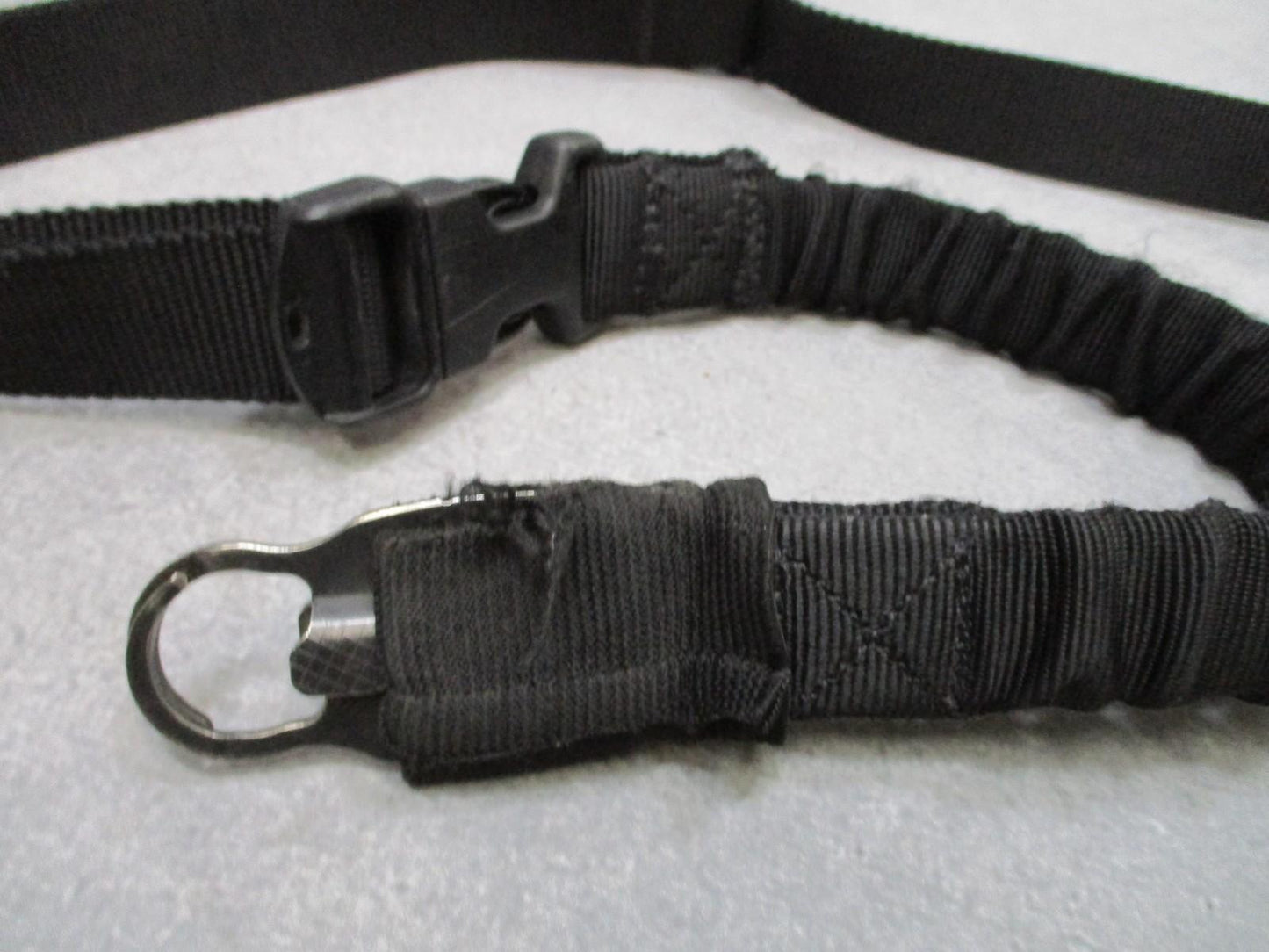 US Made Tactical Bungee One Point Sling W/ Wire Hook Black GWOT Era
