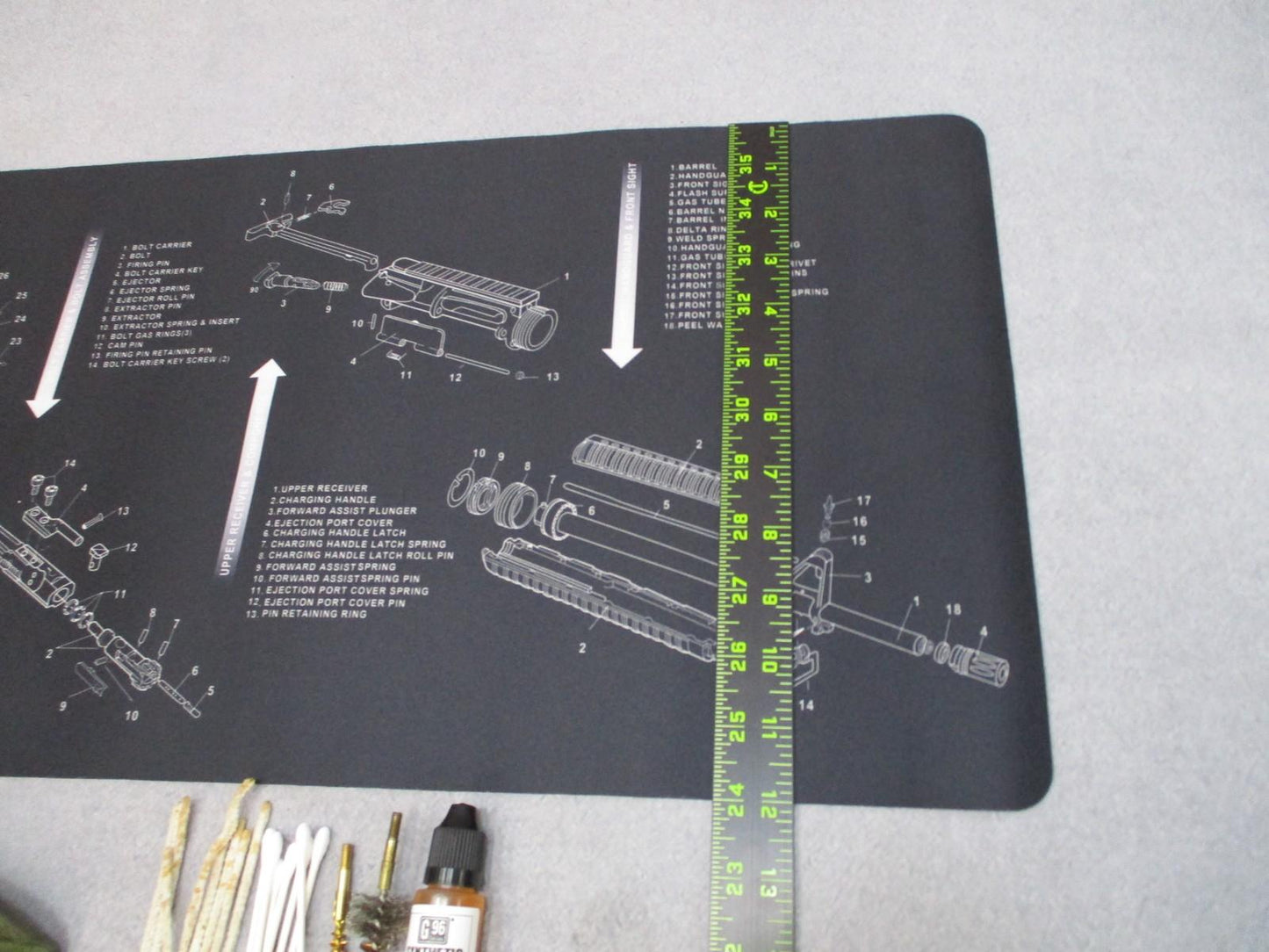 USGI 5.56/.223 Rifle Cleaning Kit Bundle w/ Tactical Cleaning Mat & CLP Oil