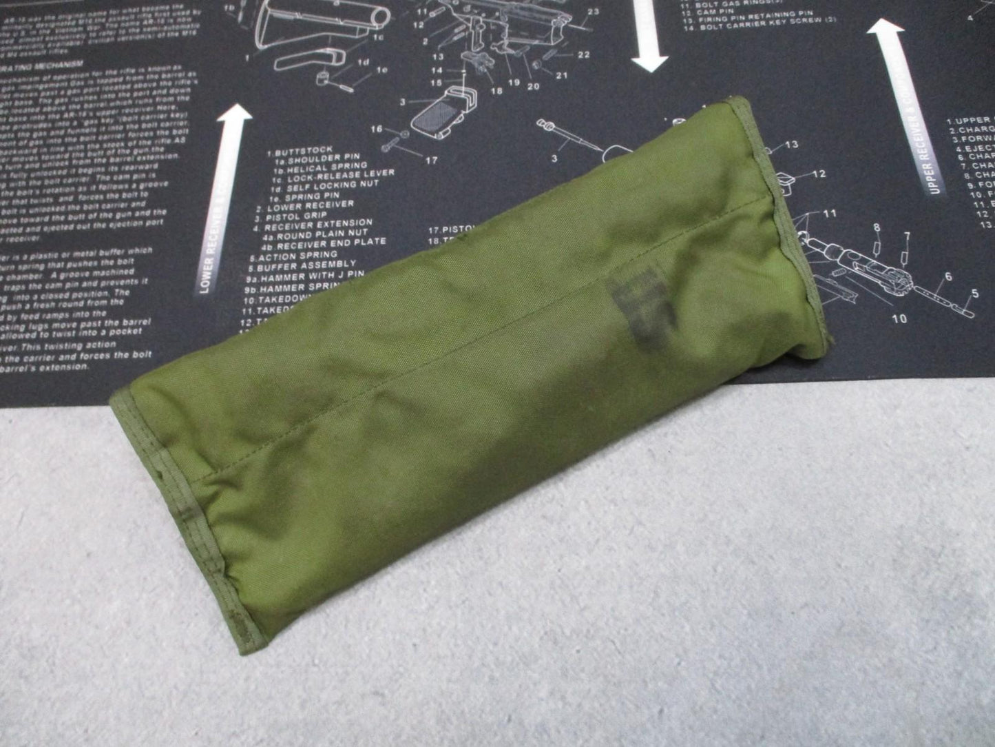 USGI 5.56/.223 Rifle Cleaning Kit Bundle w/ Tactical Cleaning Mat & CLP Oil