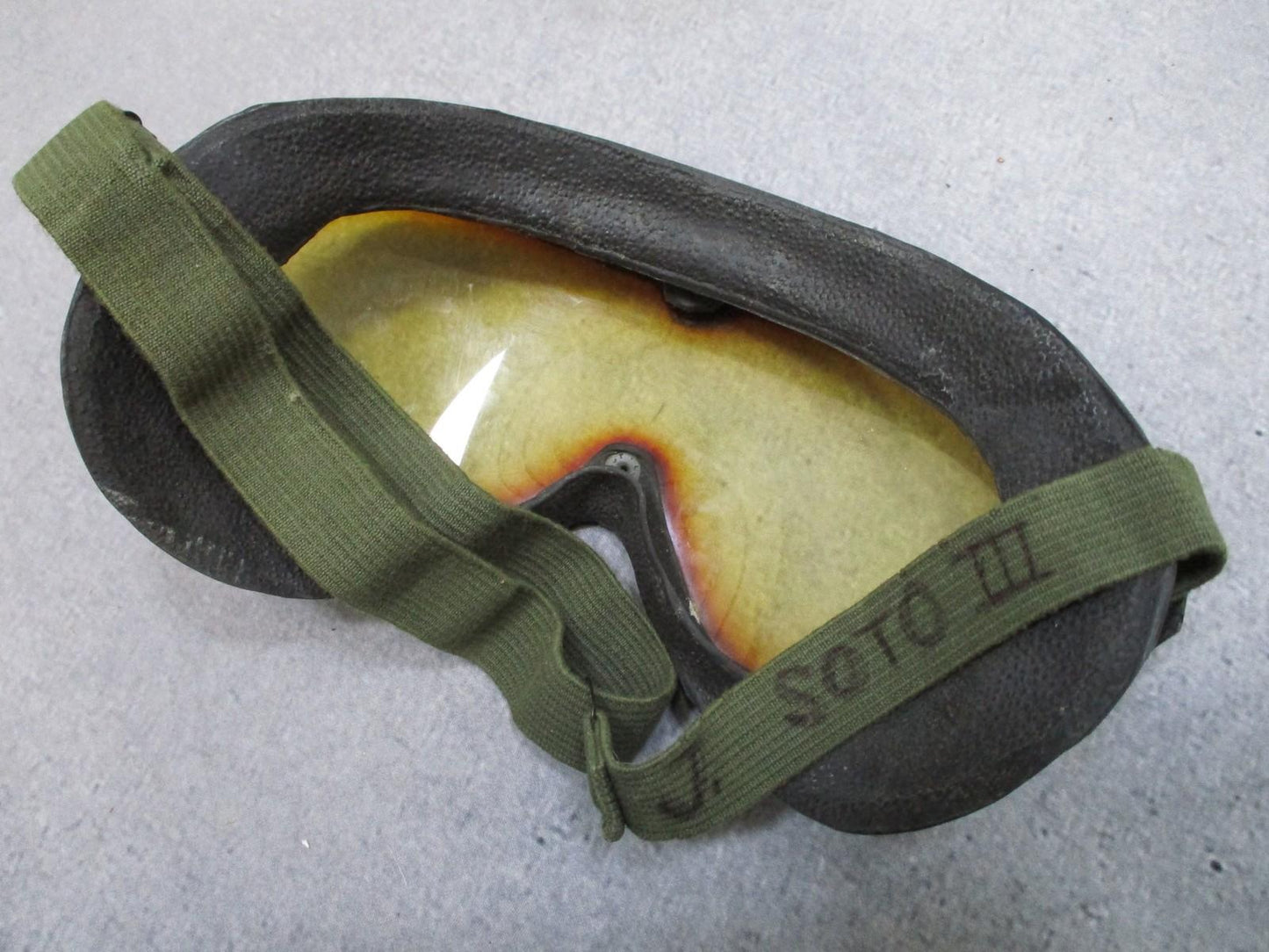 Vintage OmniTech Goggles Sun Wind Dust w/ Case & 2 Lenses - Military USGI