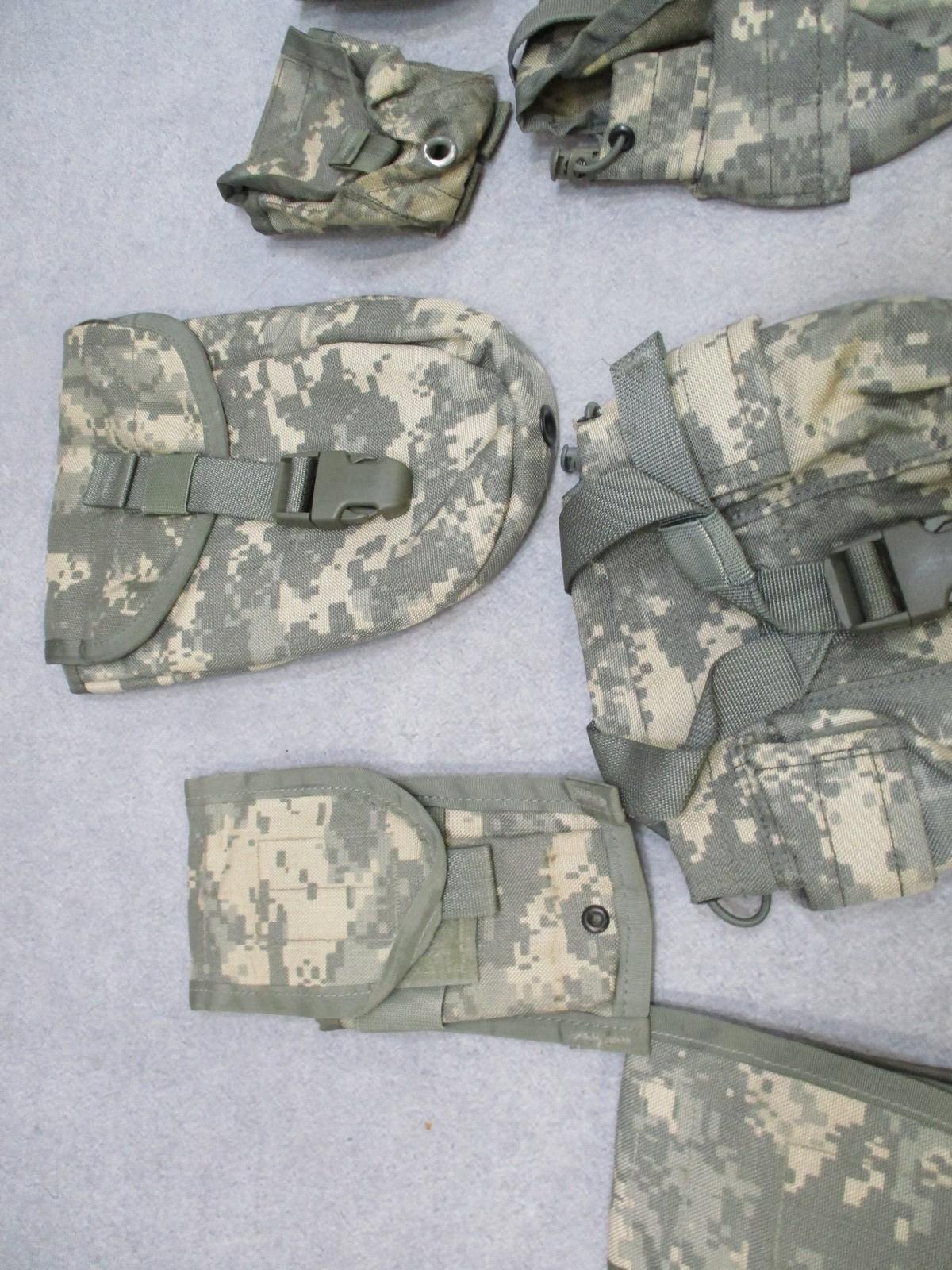 USGI MOLLE II Rifleman Set ACU UCP Tactical Pouch Lot Mag Grenade E-Tool