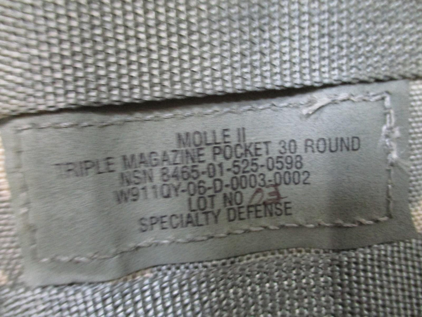 USGI MOLLE II Rifleman Set ACU UCP Tactical Pouch Lot Mag Grenade E-Tool