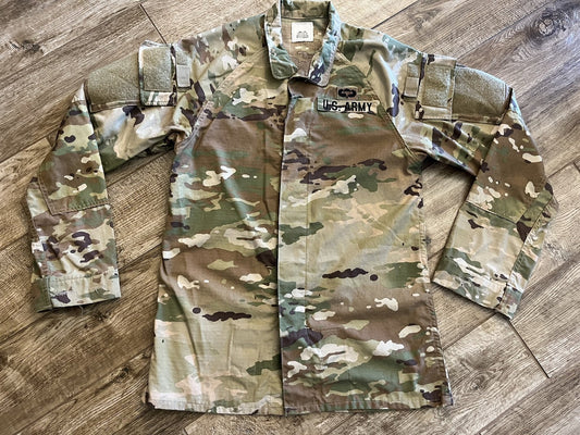 US Army OCP Combat Uniform Coat Improved Hot Weather Small-Long