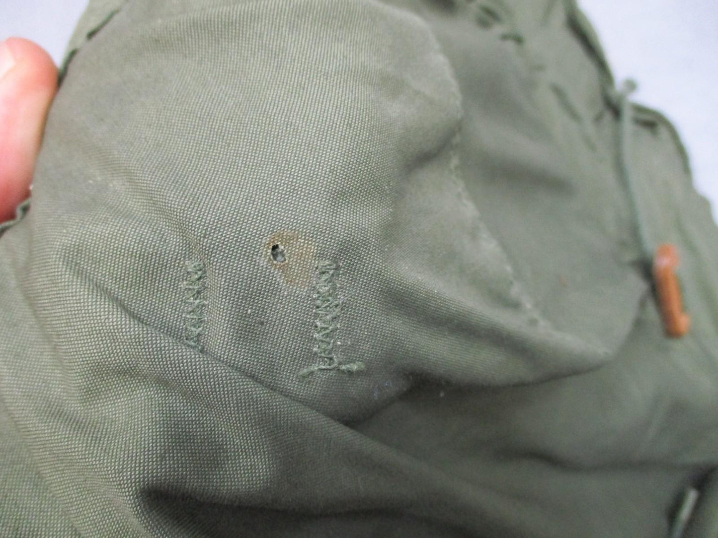 US Military OG-107 Winter Hood Synthetic Fur Ruff Cotton Nylon Lined