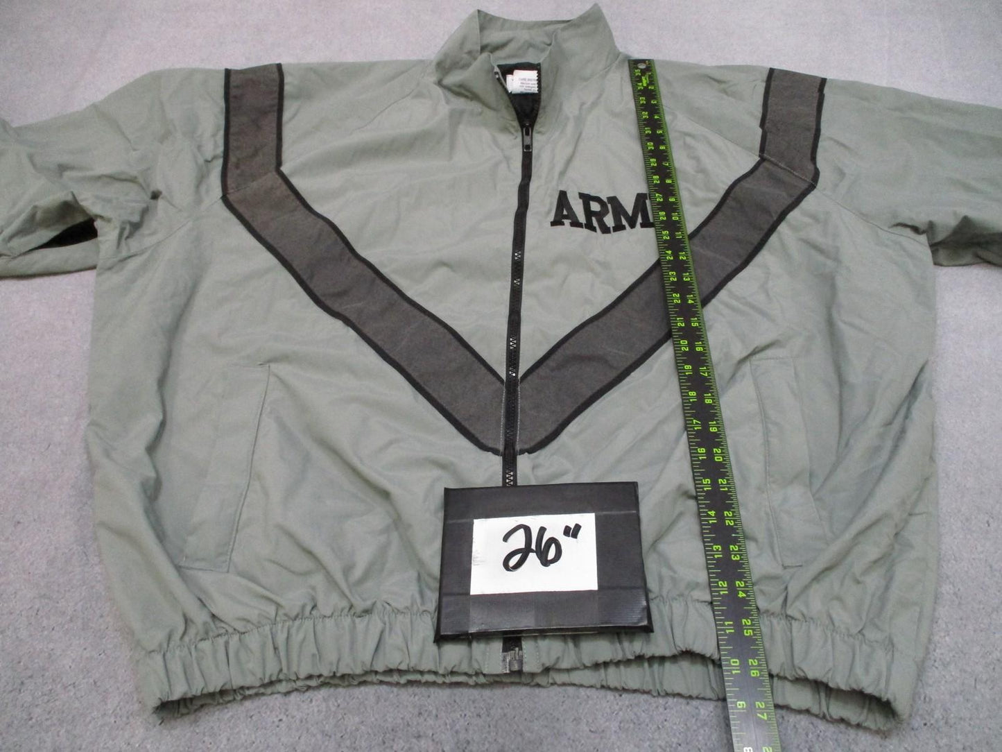 SKILCRAFT Army IPFU Jacket Windbreaker Lightweight Reflective Stripes Large/Reg