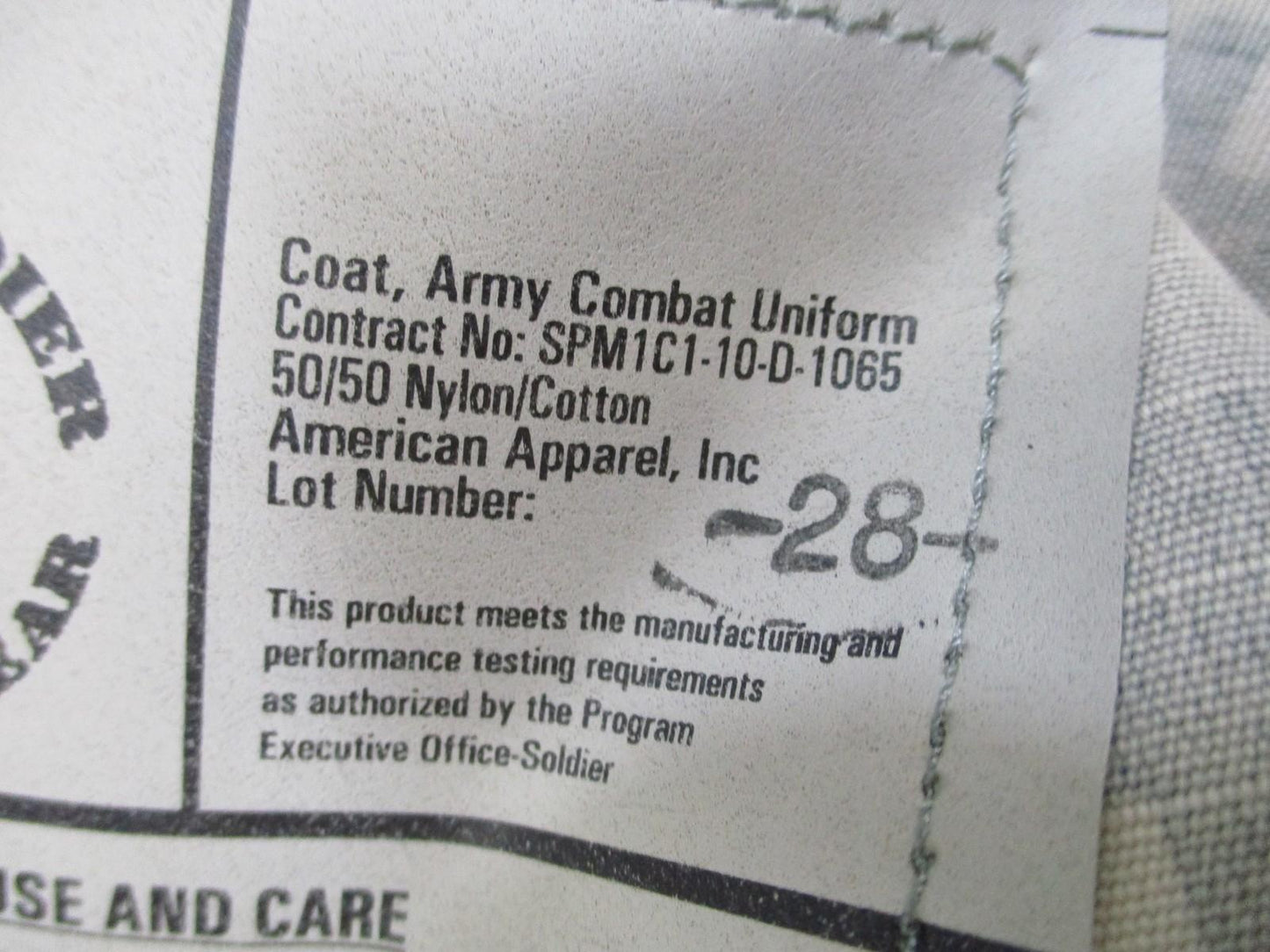 US Army ACU Jacket Medium-Short Digital Camo Combat Uniform Coat