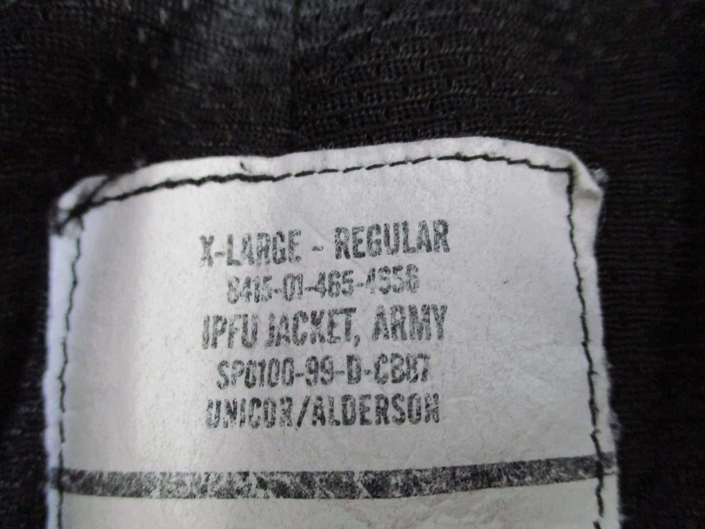 ARMY IPFU Jacket X-Large Regular Windbreaker Lightweight Mesh Lined Military
