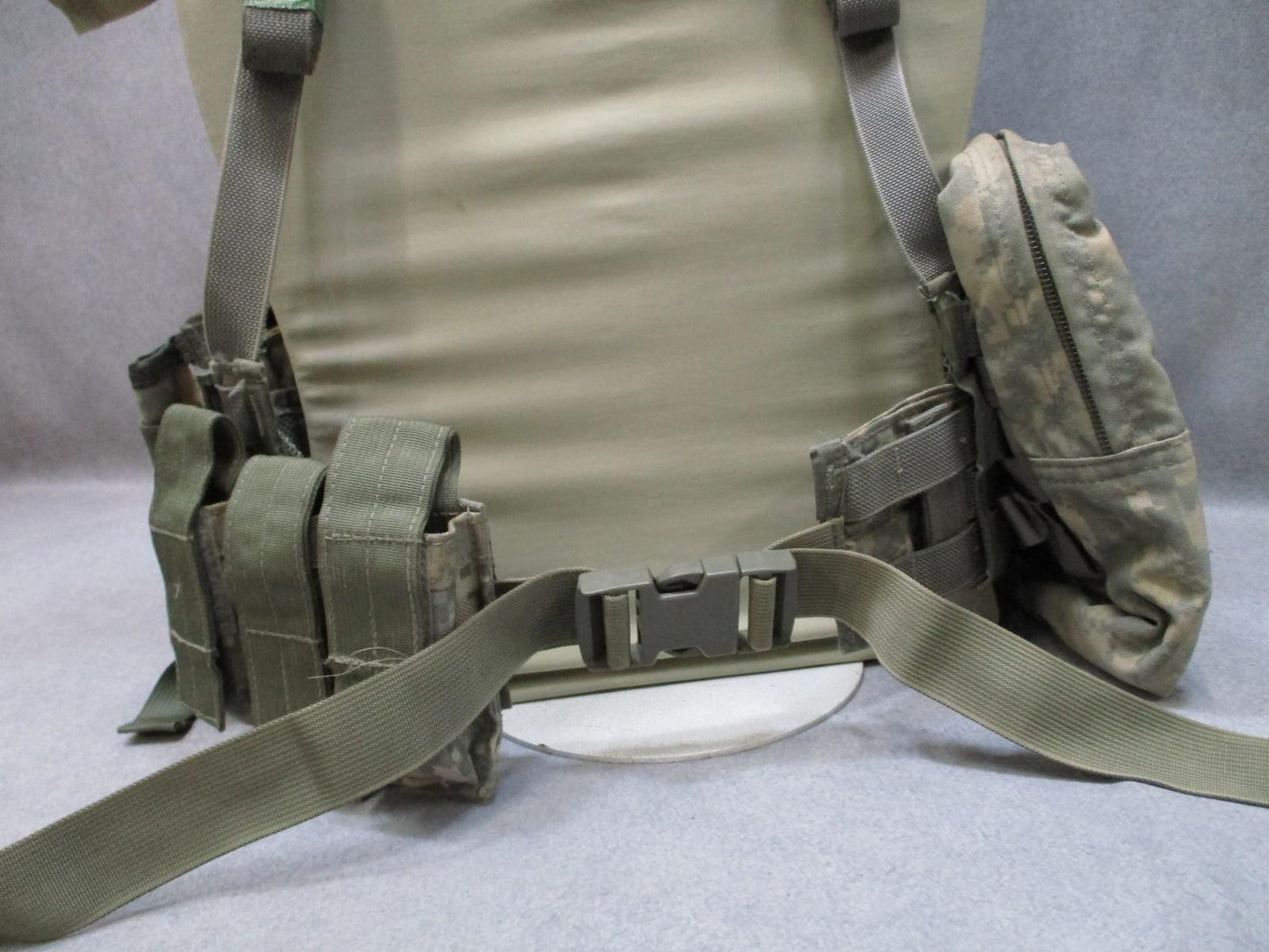 USGI MOLLE II FLC Fighting Load Carrier Vest w/ Pouches ACU Camo Tactical Tailor