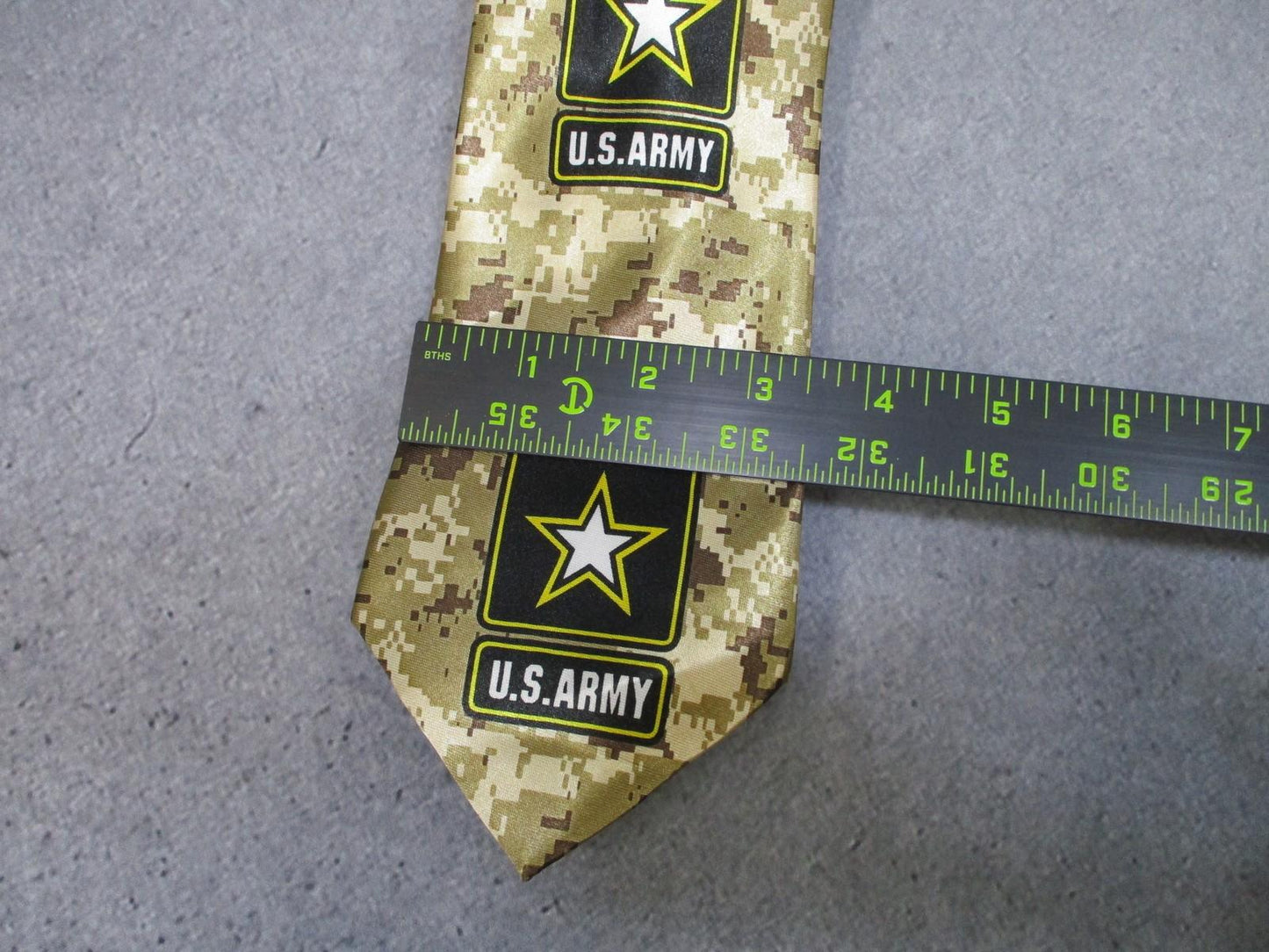 Danggi MAN U.S. Army Digital Camo Tie 100% Polyester Men's Necktie