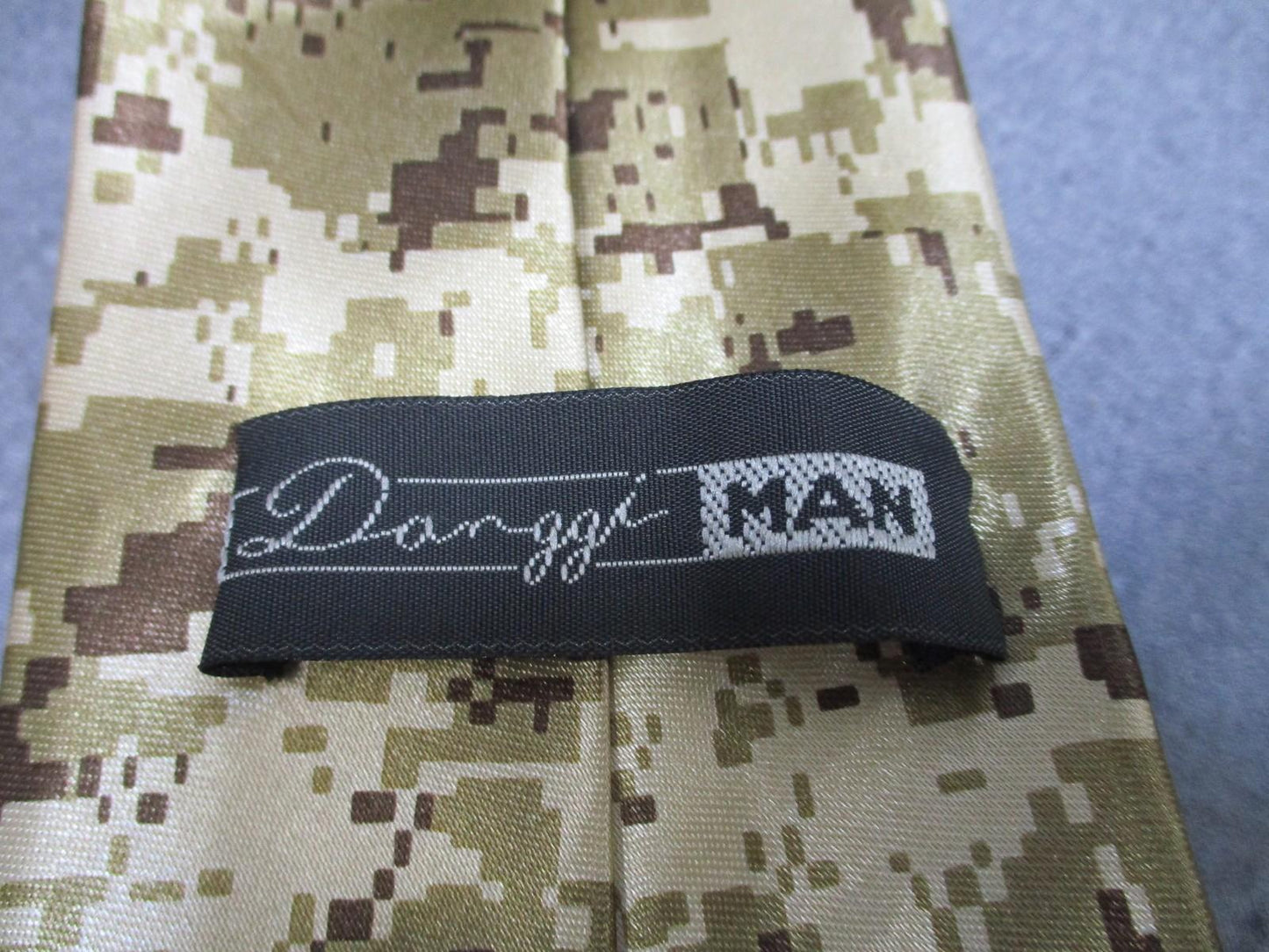 Danggi MAN U.S. Army Digital Camo Tie 100% Polyester Men's Necktie