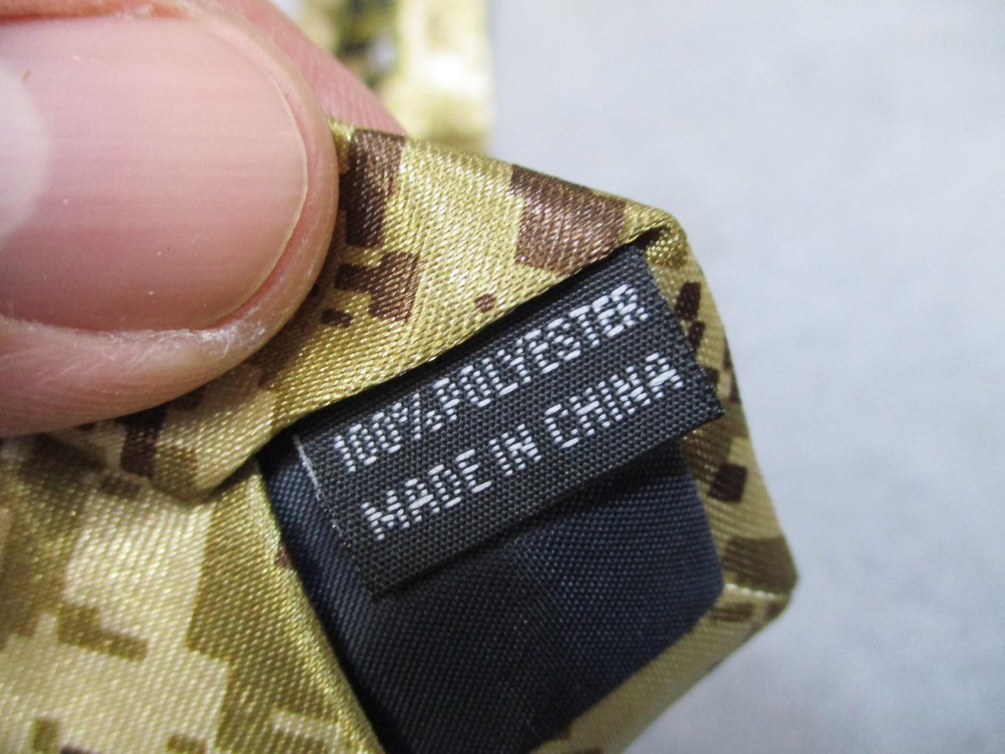 Danggi MAN U.S. Army Digital Camo Tie 100% Polyester Men's Necktie