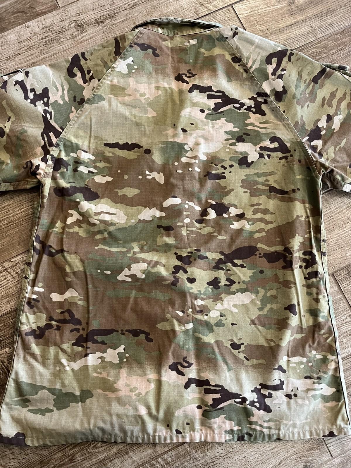 US Army OCP Scorpion Hot Weather Combat Uniform Shirt Jacket Large-Long