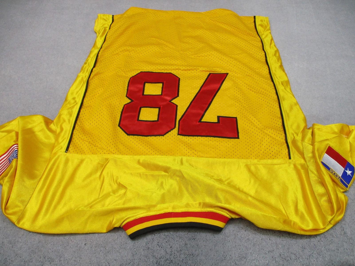 IRON HORSE #78 ARMY ADA FOOTBALL JERSEY XL 35TH AIR DEFENSE TEXAS USA PATCHES