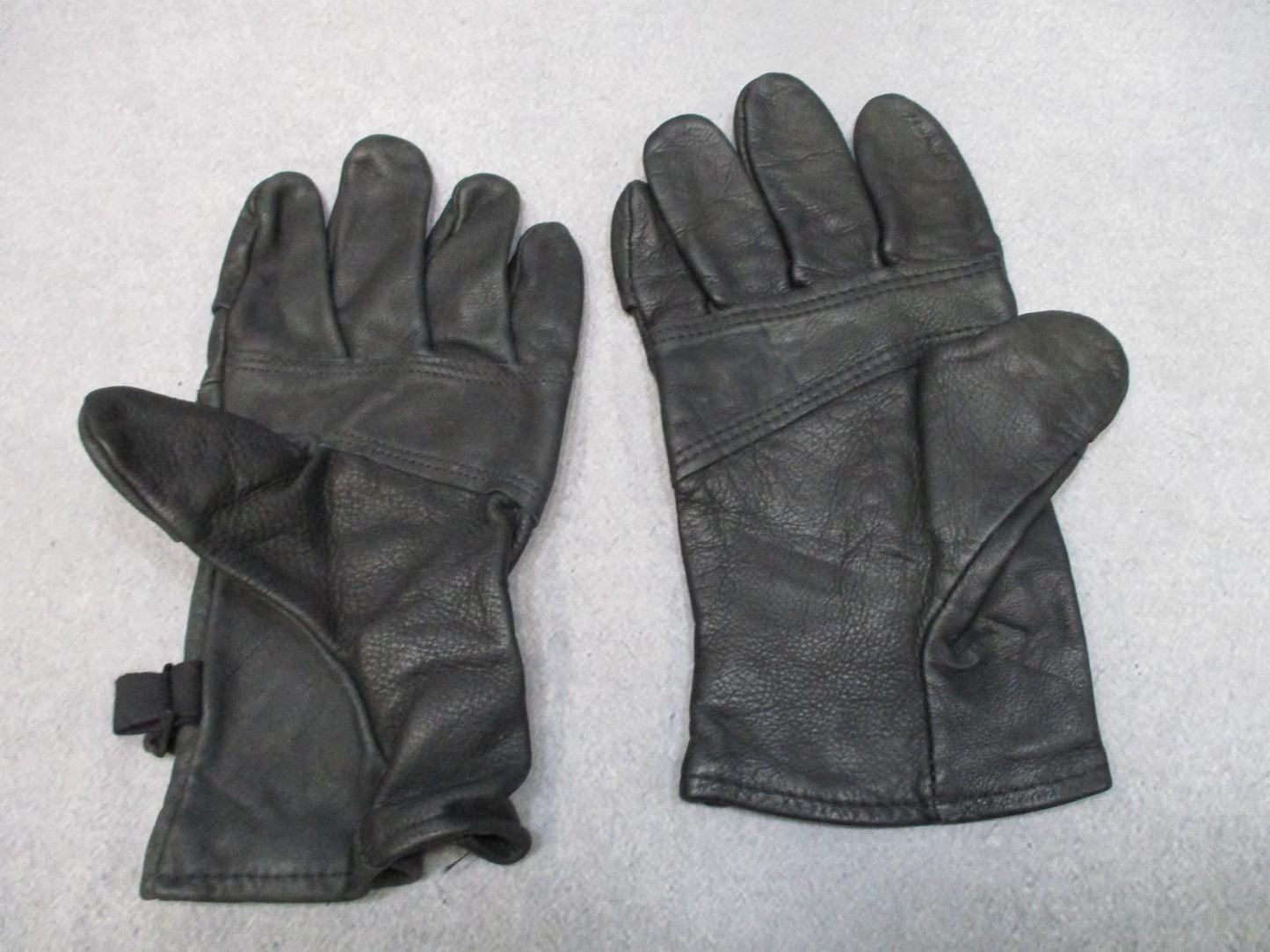 US Army Rappel Leather Light Duty Gloves Men Women Size 5 Black Fast Rope