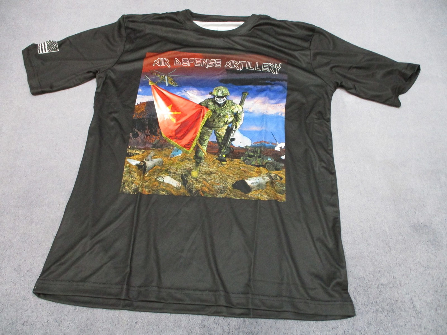 US Army FSP Air Defense Artillery Graphic T-Shirt Men's Size XL New