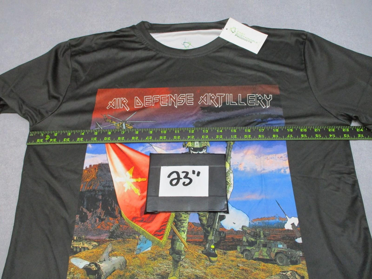 US Army FSP Air Defense Artillery Graphic T-Shirt Men's Size XL New