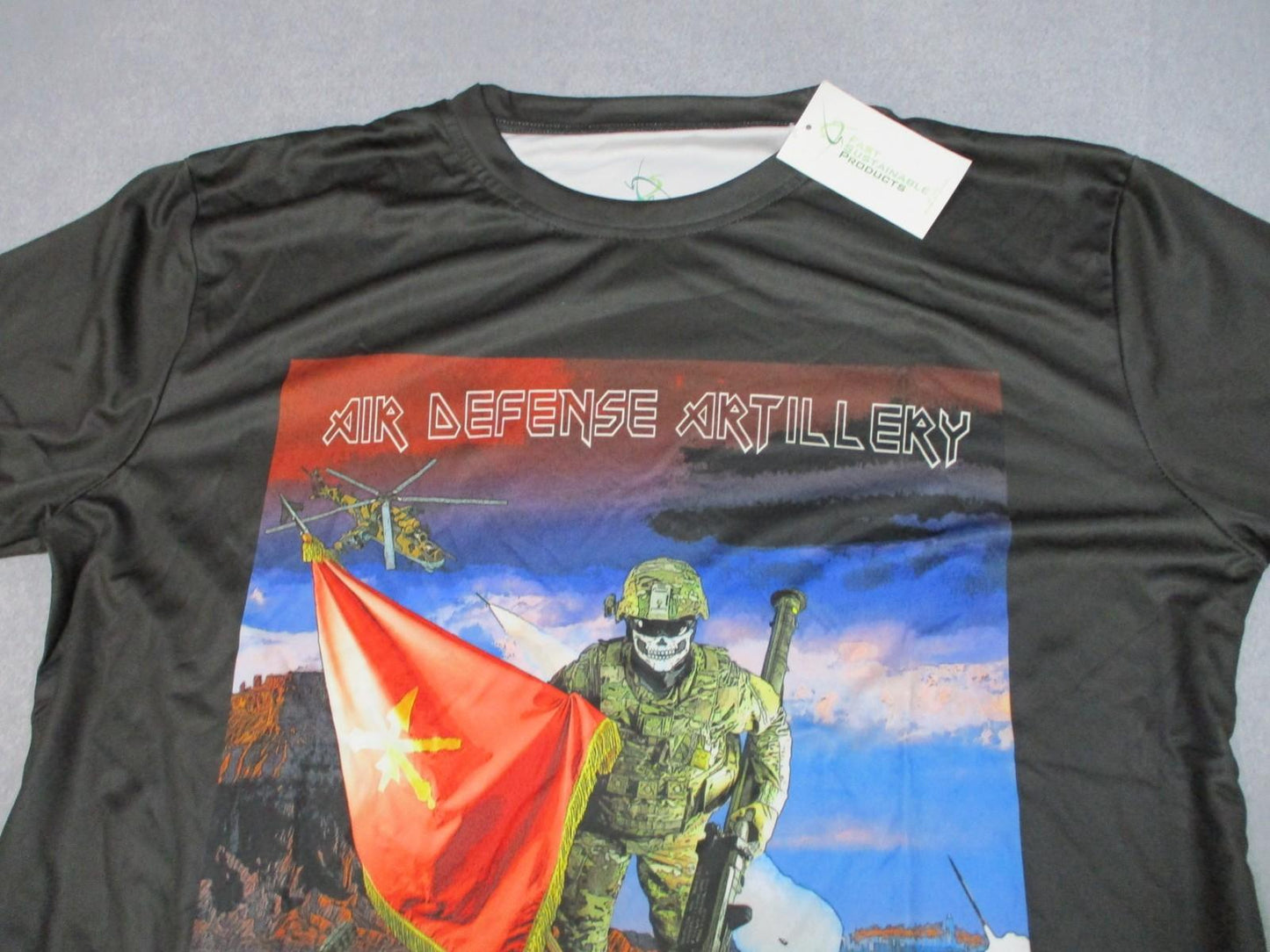 US Army FSP Air Defense Artillery Graphic T-Shirt Men's Size XL New