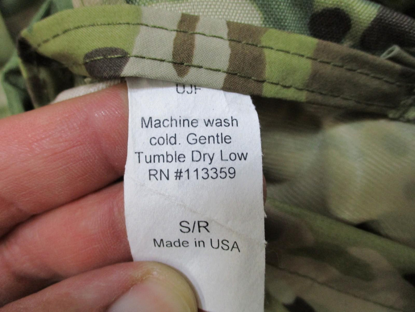MULTICAM ECWCS GORE-TEX STYLE SHELL PANTS SMALL REGULAR USAF USA MADE S/R