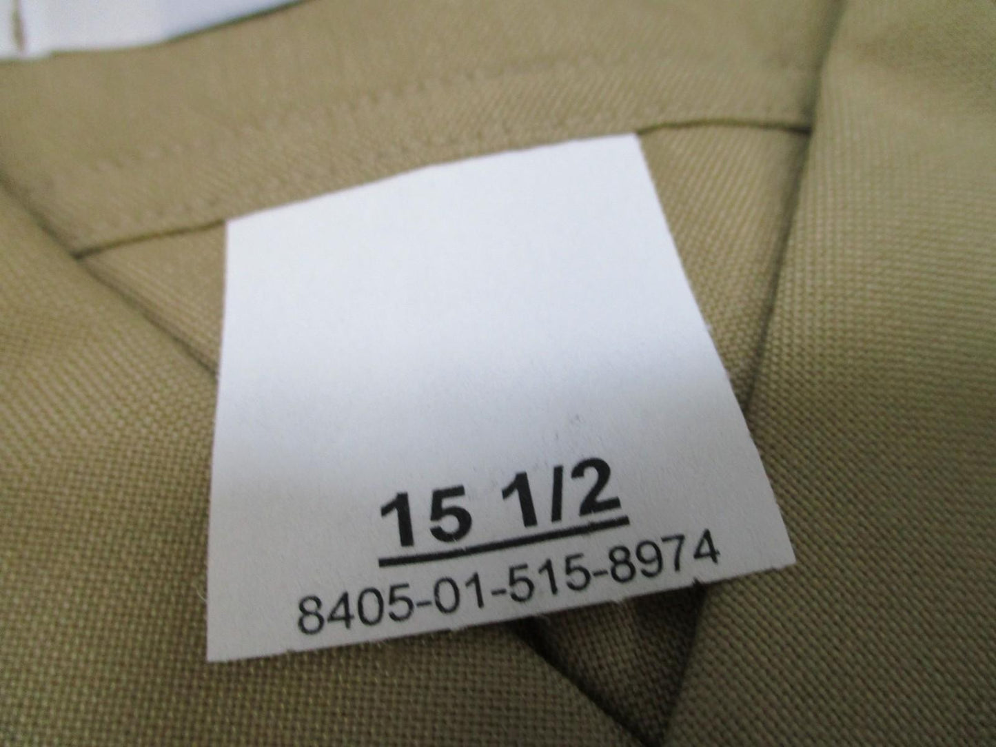 USMC Marine Corps Khaki Dress Shirt 15.5 Short Sleeve Uniform Shirt New USA