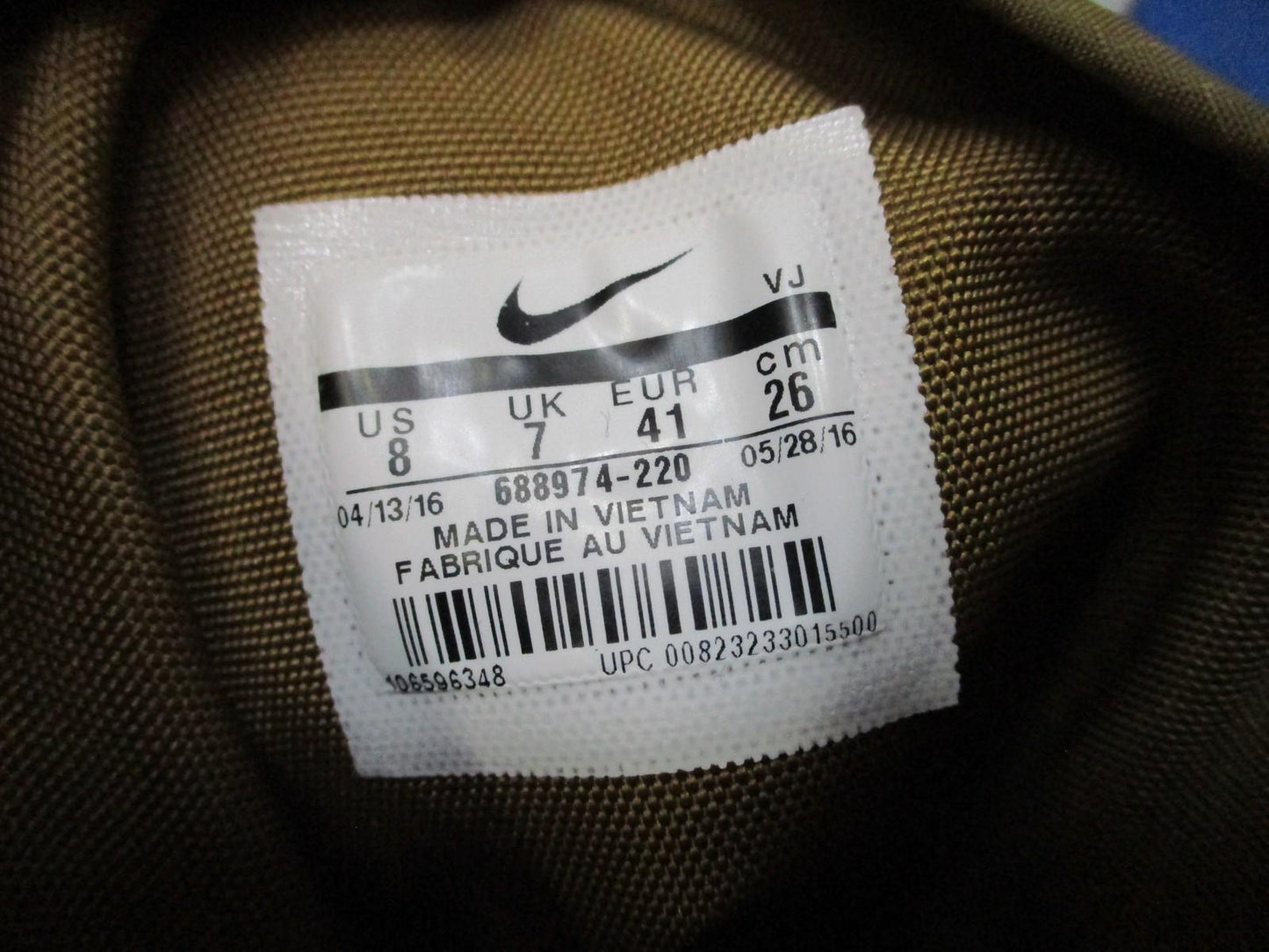 Army Nike SFB Field 2 8" Coyote Brown Tactical Boots Men's US 8 Used - Very Good