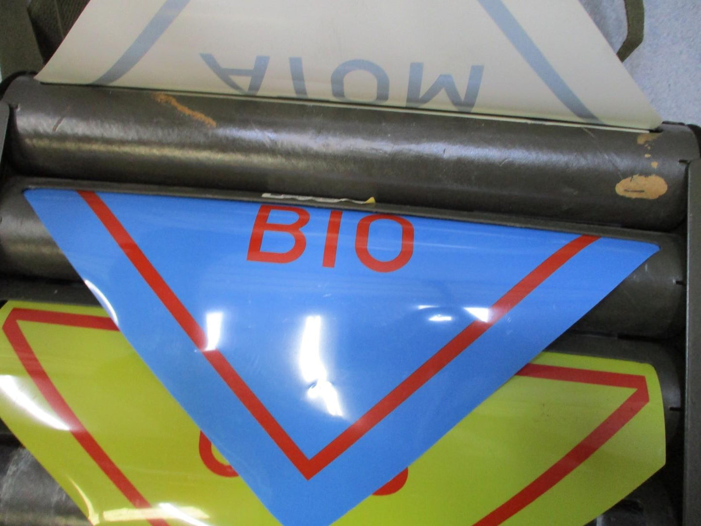 German NATO NBC Marking Set Atomic Bio Gas Hazard Flag Kit Military Surplus