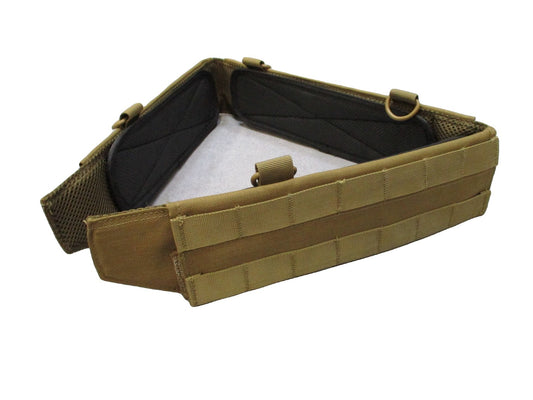 Condor Coyote Brown Slim Battle Belt - Tan - Size M -MOLLE - War Belt