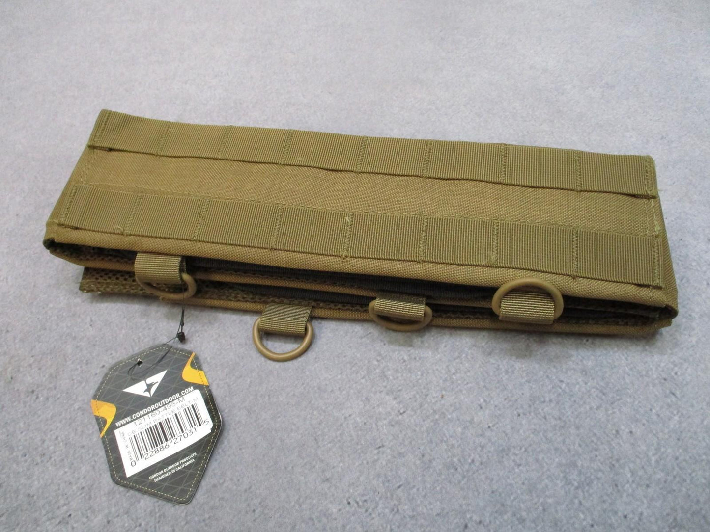 Condor Coyote Brown Slim Battle Belt - Tan - Size M -MOLLE - War Belt
