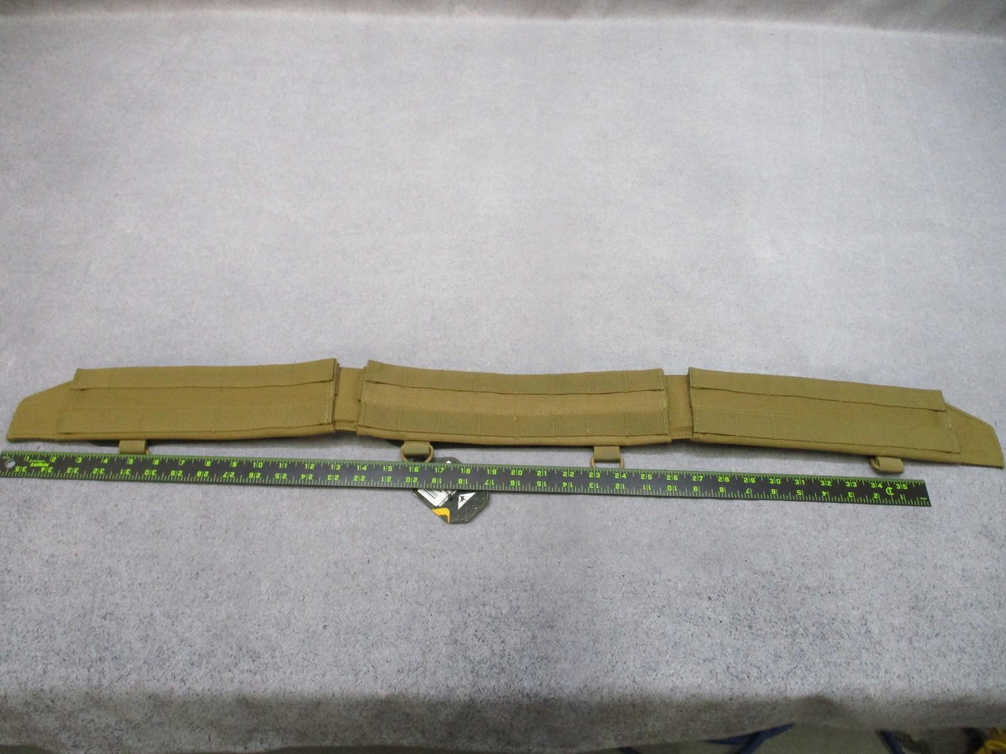 Condor Coyote Brown Slim Battle Belt - Tan - Size M -MOLLE - War Belt