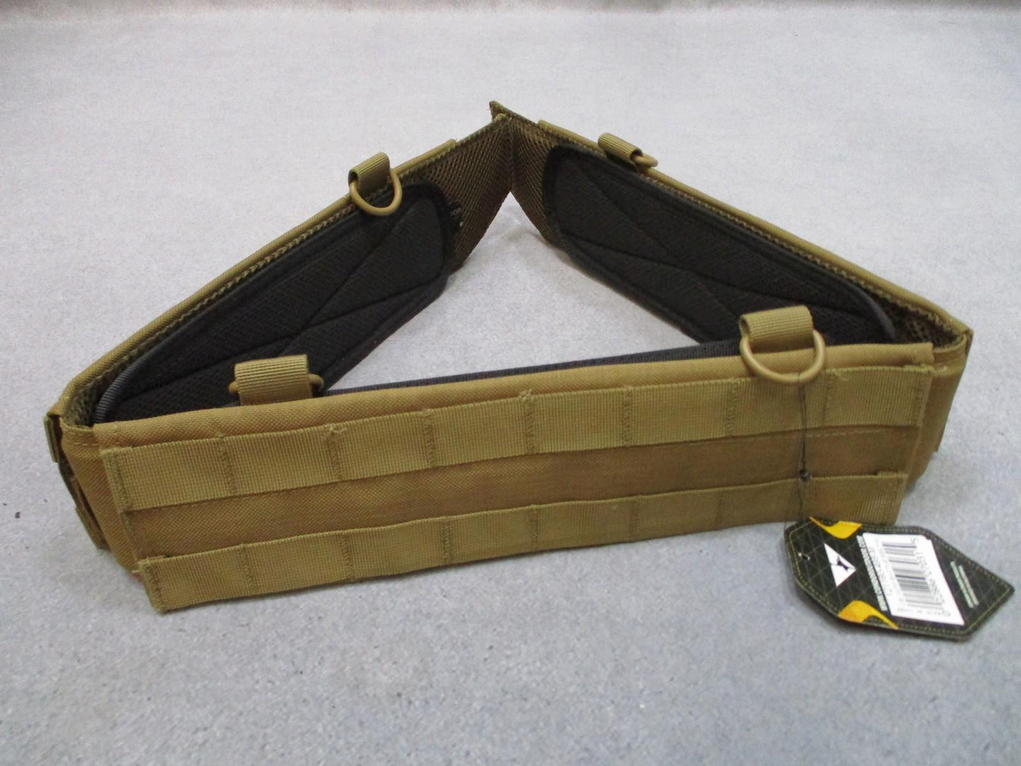 Condor Coyote Brown Slim Battle Belt - Tan - Size M -MOLLE - War Belt