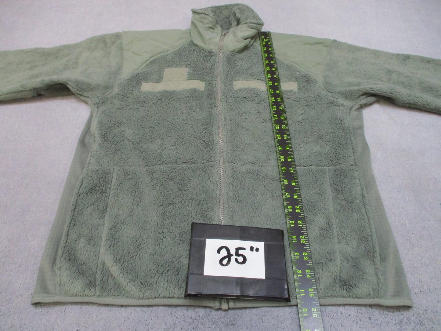 US Army Polartec Fleece Jacket Cold Weather GEN III Mens Small-Short Full Zip