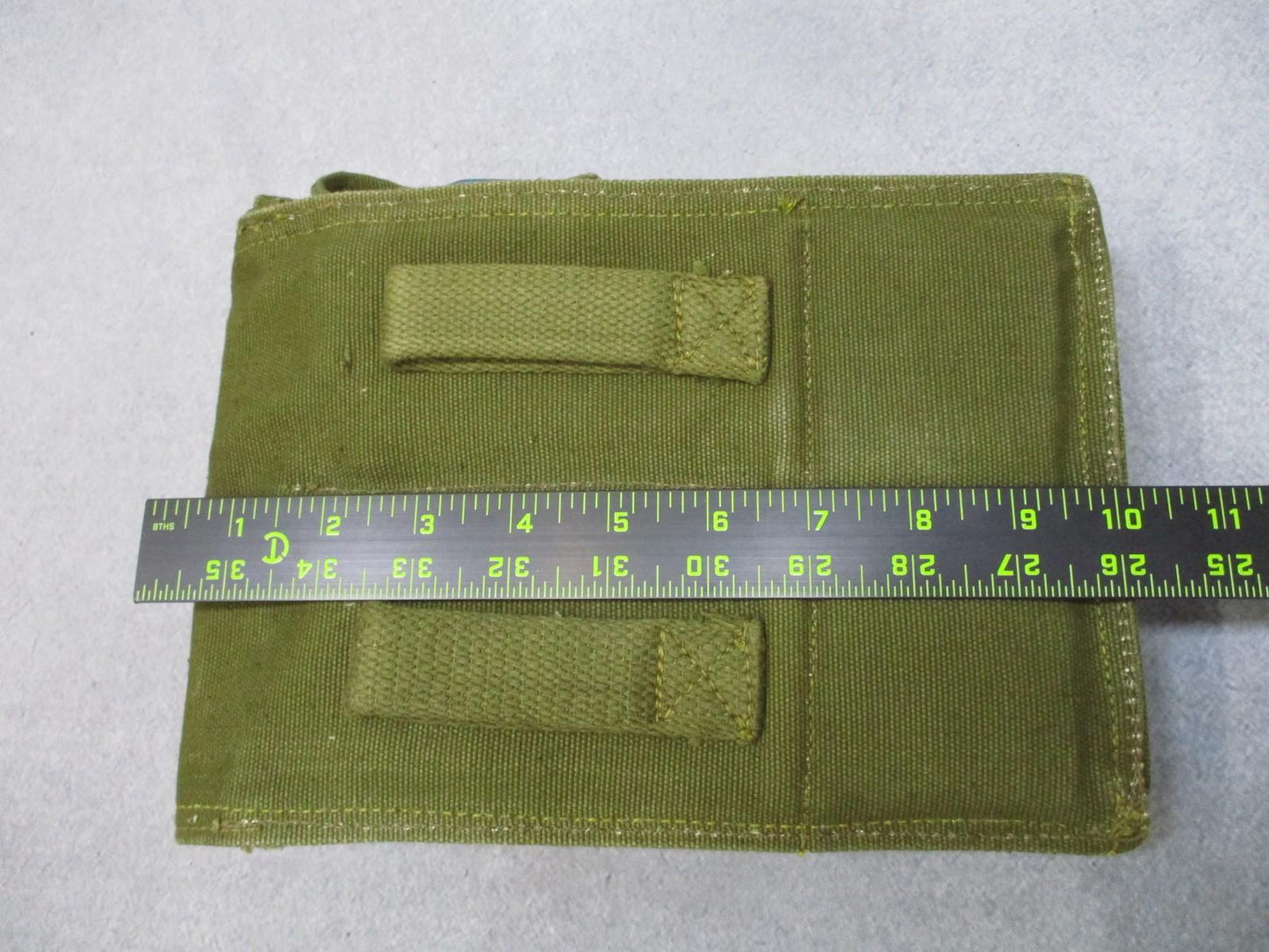 Romanian Military 3 Cell 7.62 Magazine Pouch OD Green Canvas Cold War USSR￼