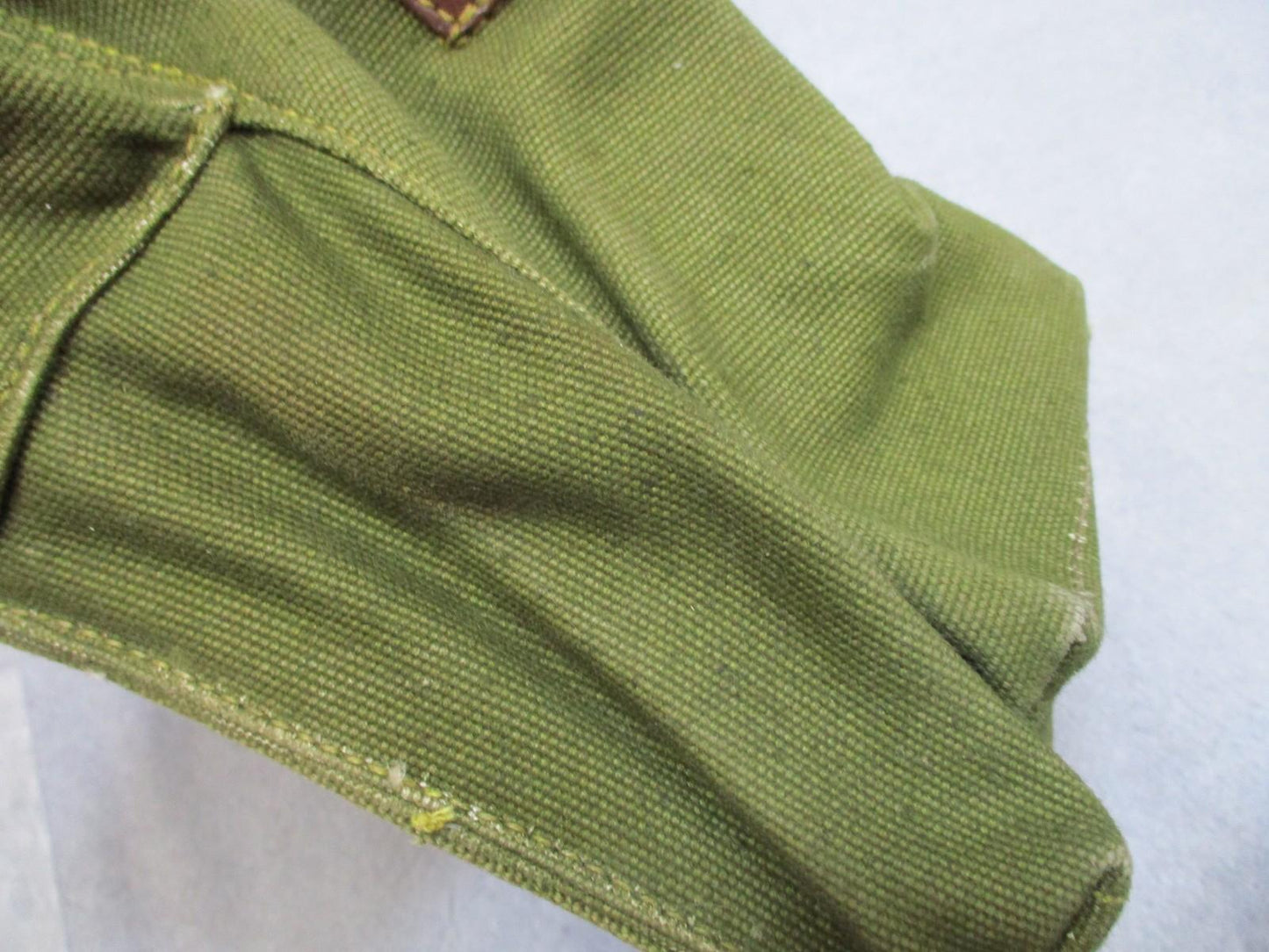 Romanian Military 3 Cell 7.62 Magazine Pouch OD Green Canvas Cold War USSR￼