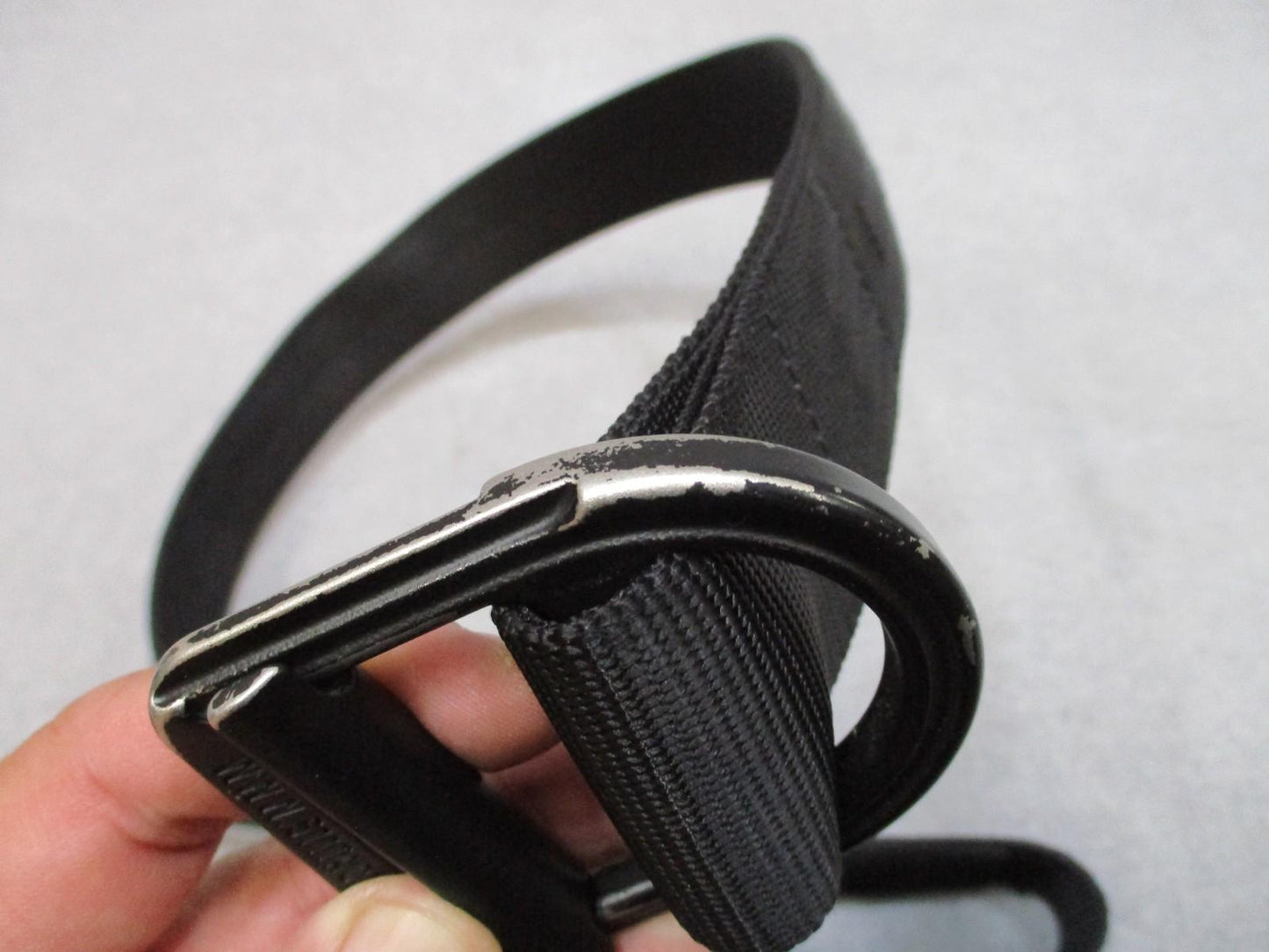 5.11 Tactical Operator Belt Large Black Nylon D-Ring Buckle Used - Very Good