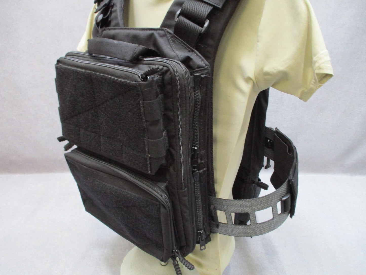 HRT LBAC Plate Carrier Full Setup Black Maximus Placard Hydro Pack No Plates