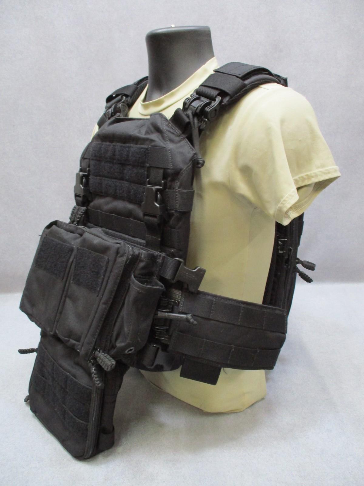 HRT LBAC Plate Carrier Full Setup Black Maximus Placard Hydro Pack No Plates