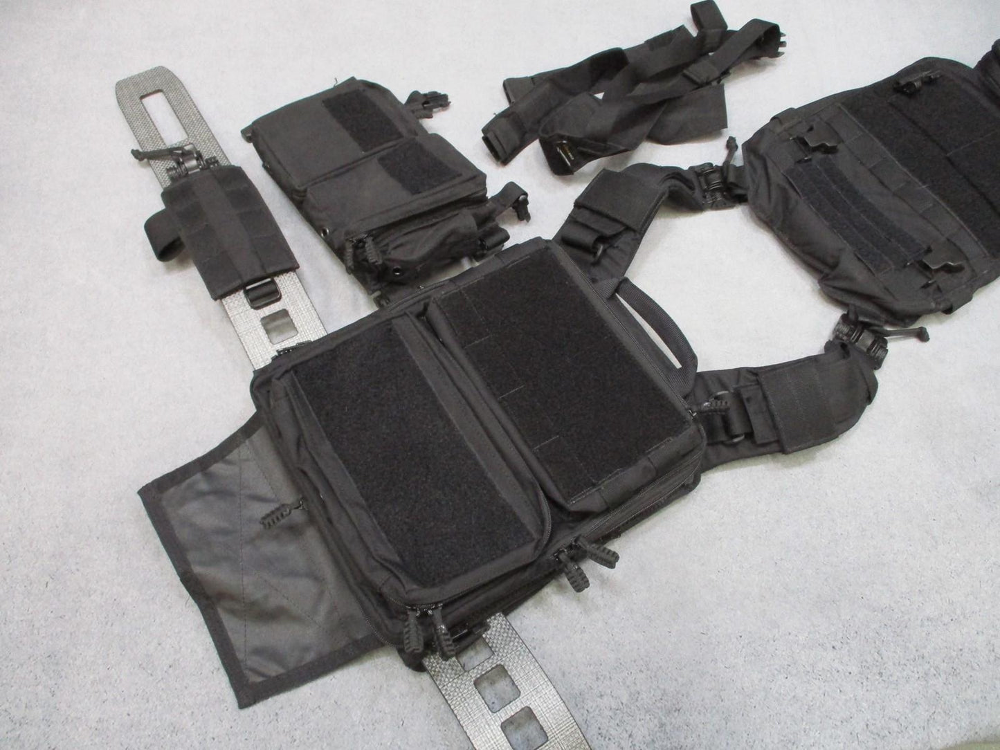 HRT LBAC Plate Carrier Full Setup Black Maximus Placard Hydro Pack No Plates