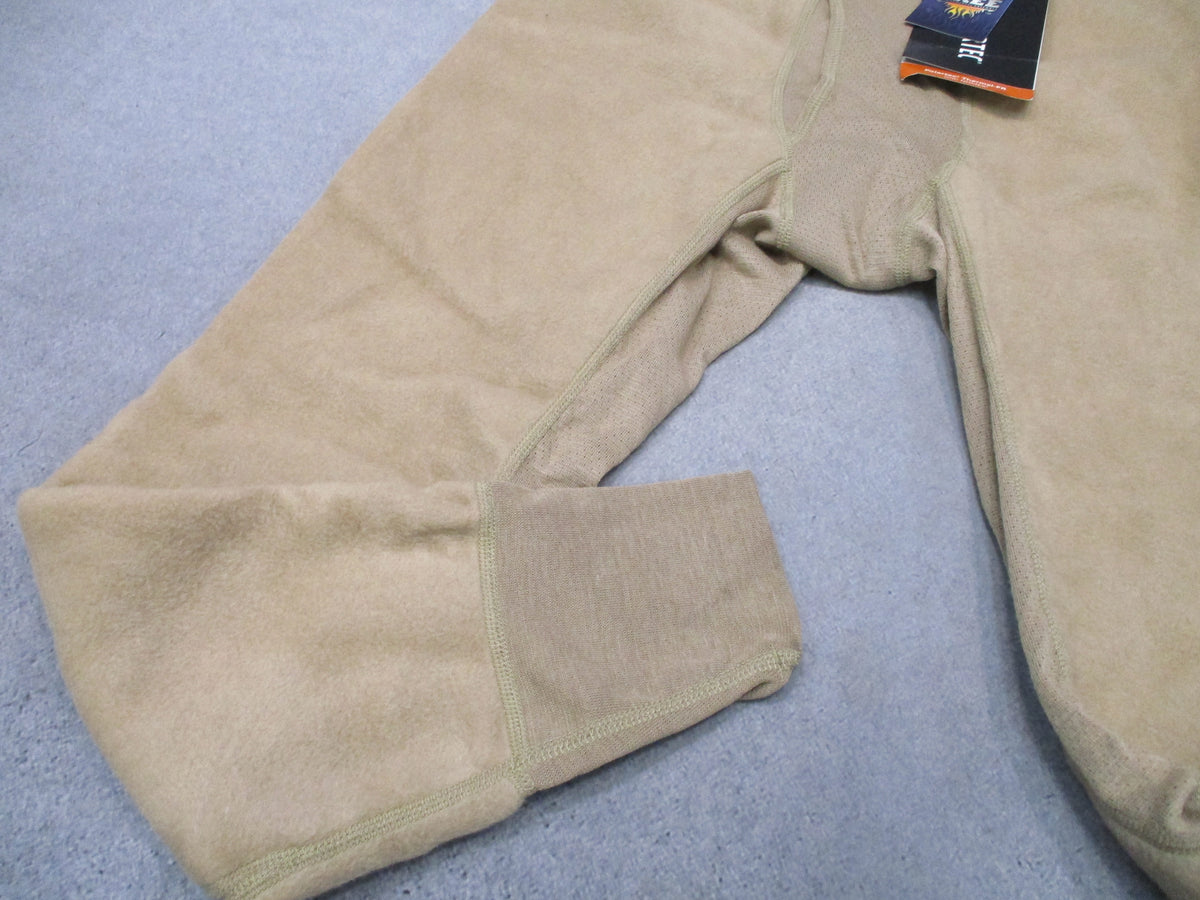 USGI Polartec Thermal FR Drawers Medium Regular Tan NSN 8415-01-588-0261 NOS