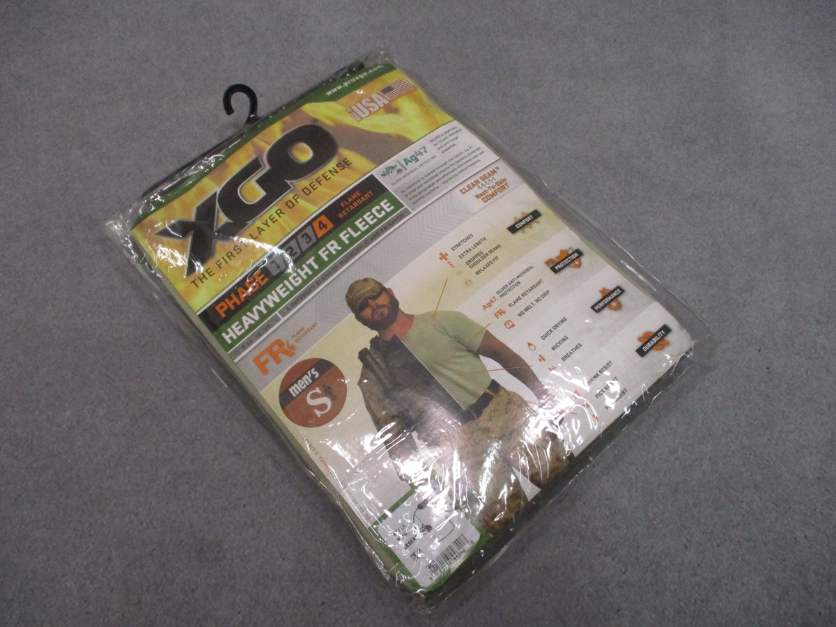 US Military XGO Phase 4 Heavyweight FR Fleece Shirt Small Desert Sand 4F11A NOS