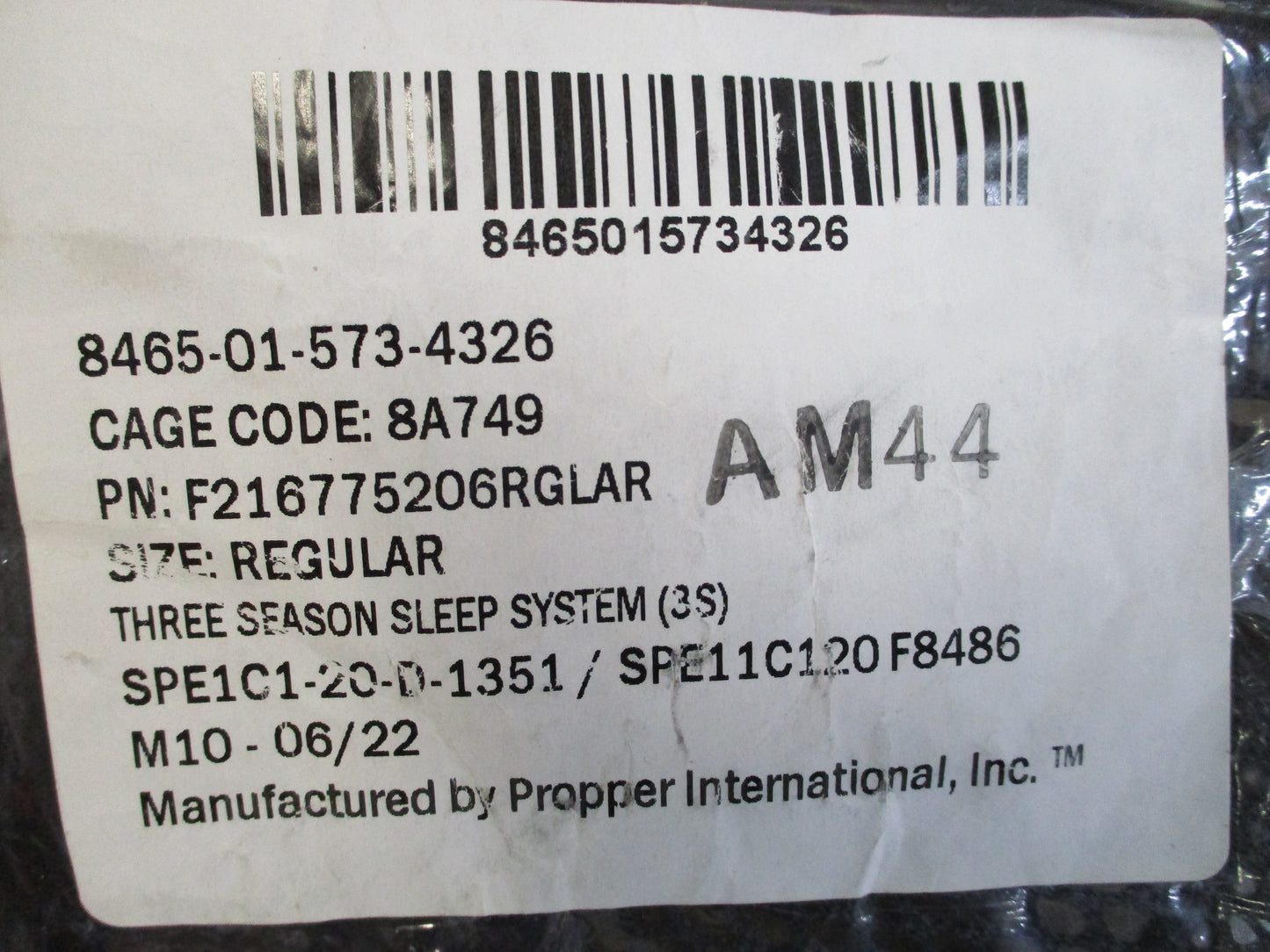 NEW USMC 3 Season Sleep System Regular 4pc Bag Bivy Dry Bag Mesh Sack