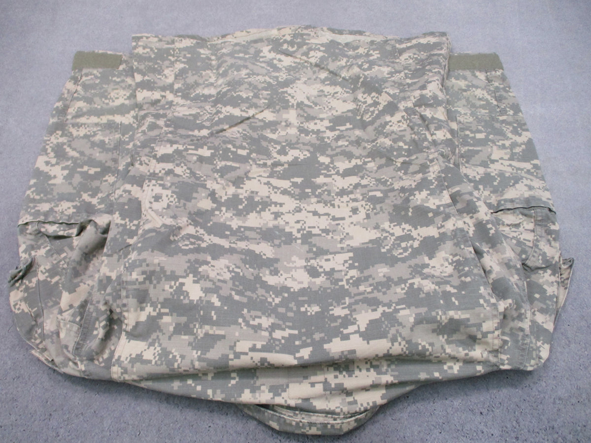 USGI ACU UCP Digital Camo Army Combat Coat Shirt 50/50 Nylon Cotton Surplus