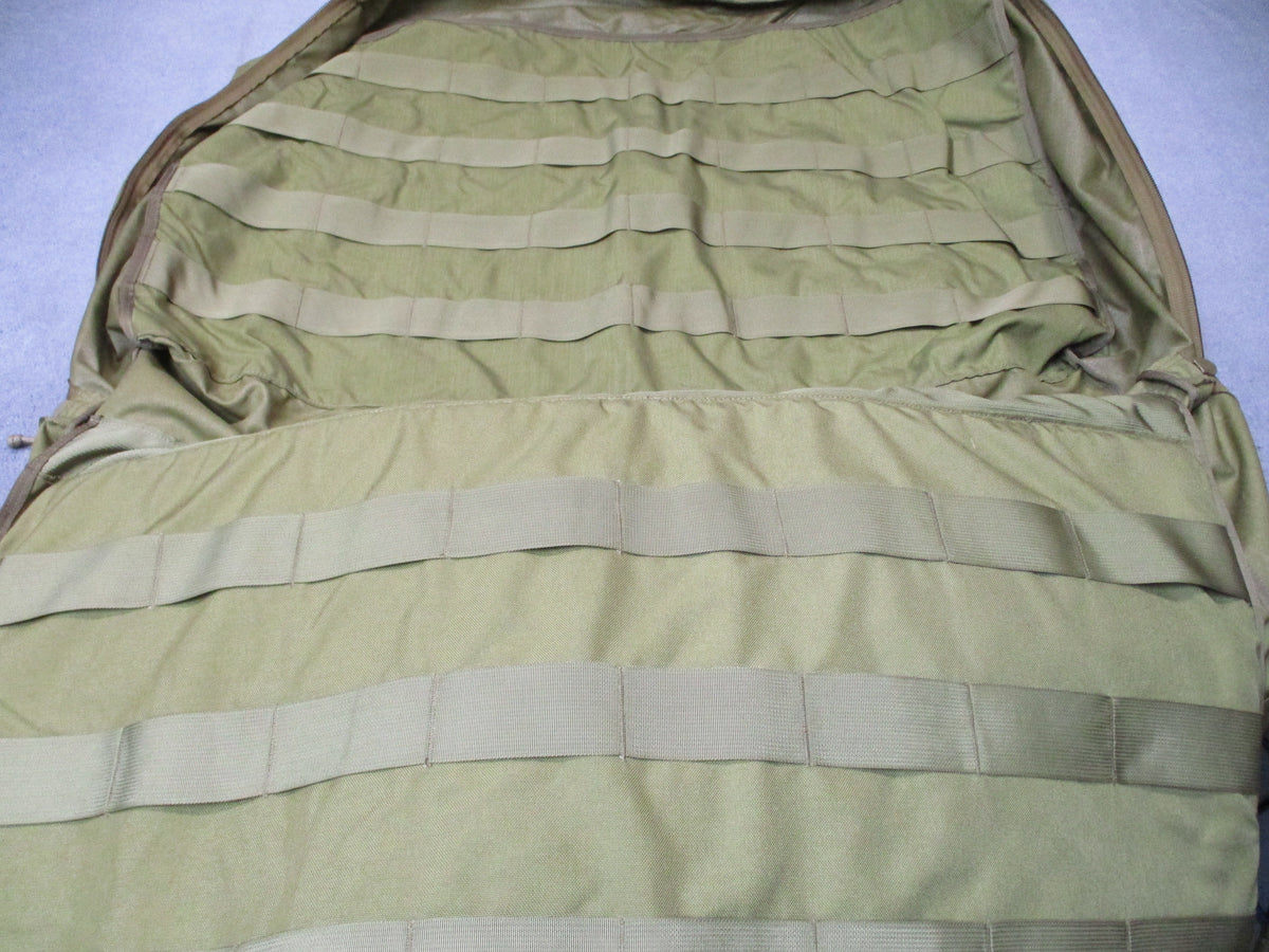 Eagle Industries USGI Deployment Loadout Bag in khaki, large backpack with durable carry handles and multiple pockets