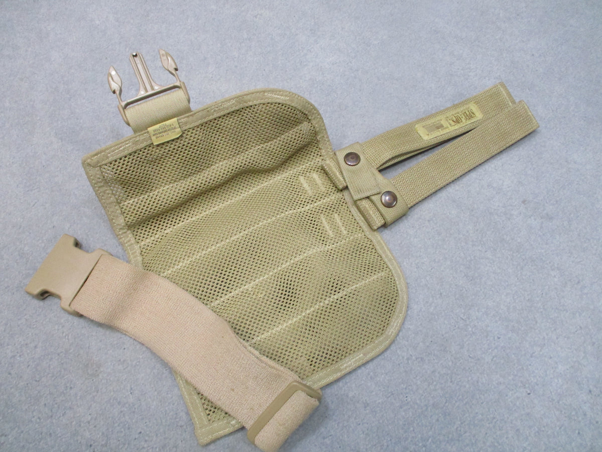 Spec-Ops Brand Drop Leg Panel Desert Tan Mesh Tactical Thigh Rig Made in USA