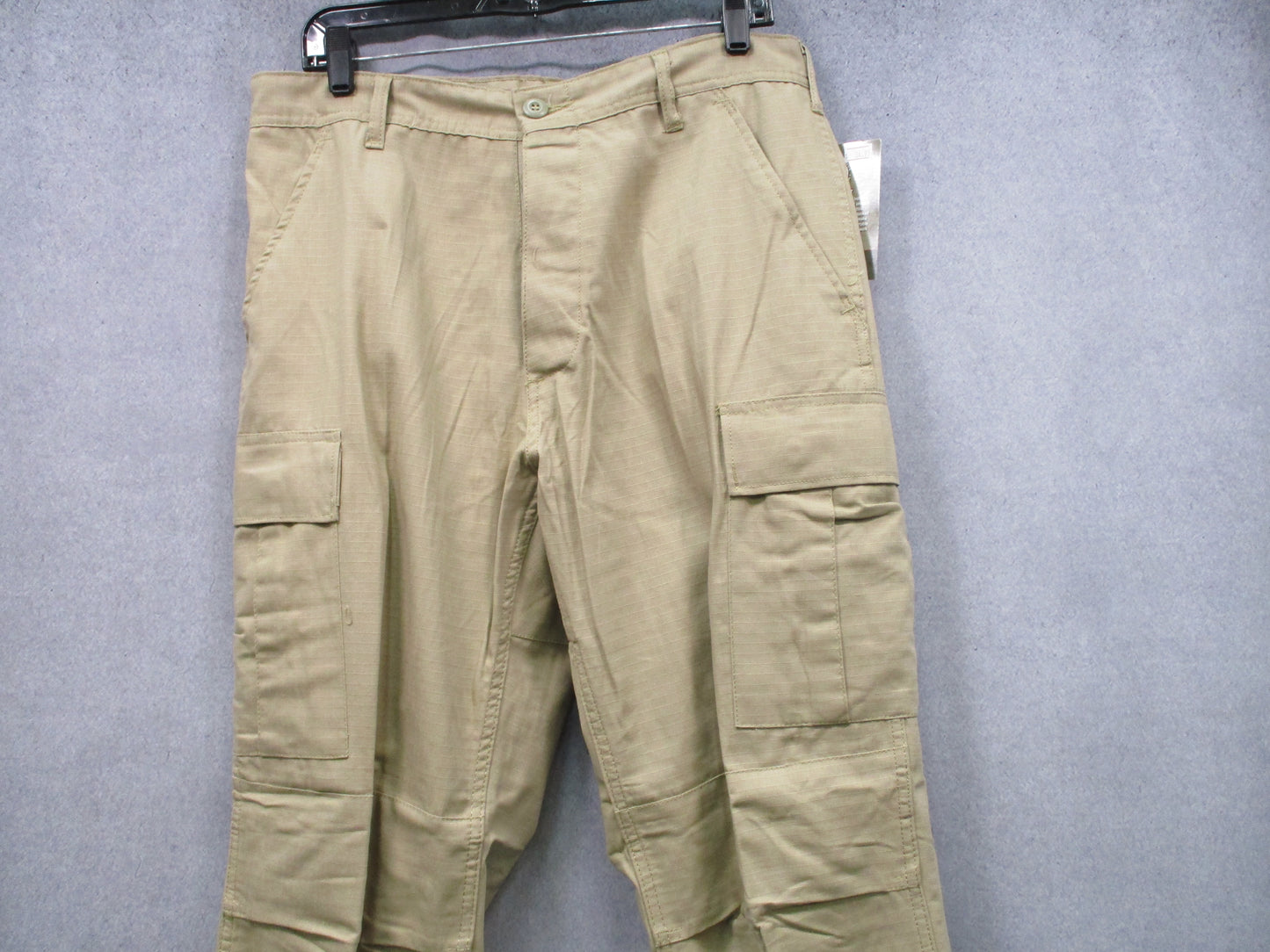 Rothco Khaki BDU Cargo Pants Tactical Work 100% Cotton Ripstop Trousers NWT