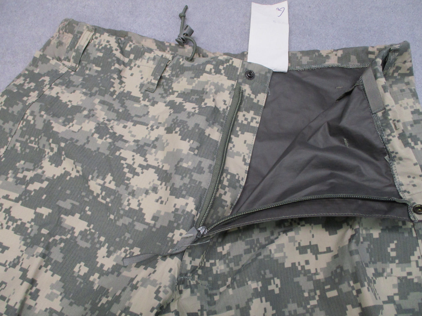 USGI ECWCS Army Gen III Level 6 Gore-Tex Rain Pants ACU UCP Wet Weather Military
