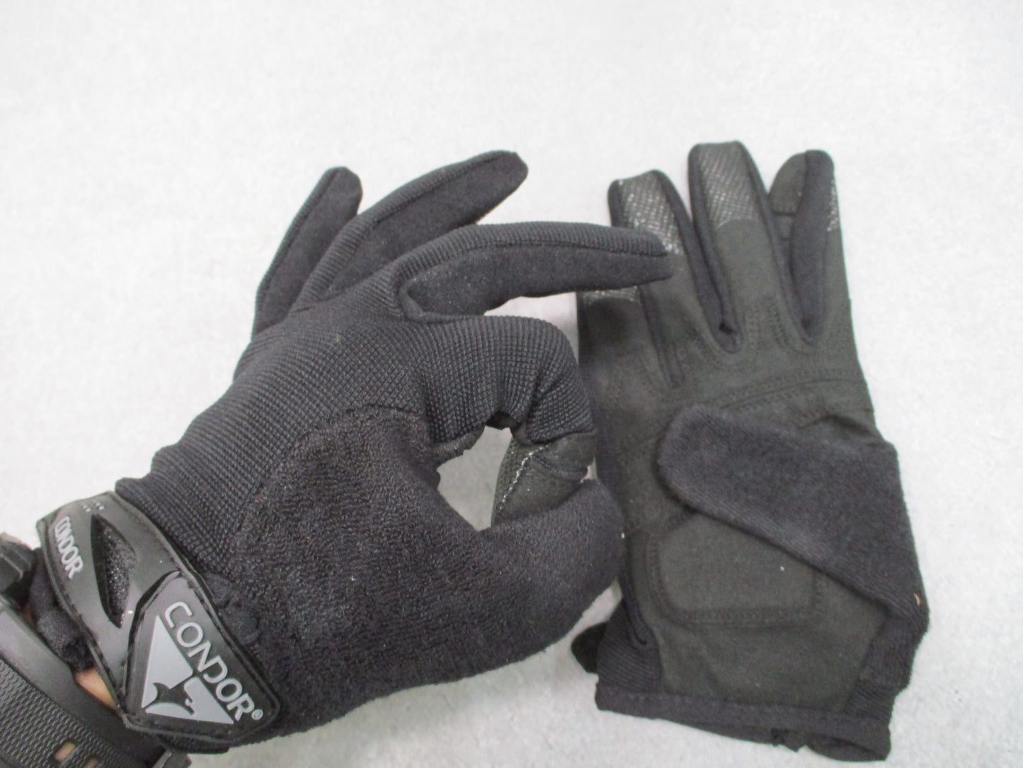 Condor HK228 Shooter Gloves Black Padded Tactical Military Choose Size 9 10 11