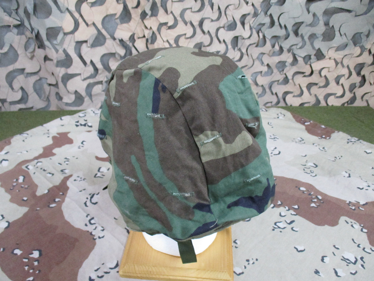 USGI PASGT Helmet Cover M81 Woodland Camo Medium Large Army Surplus